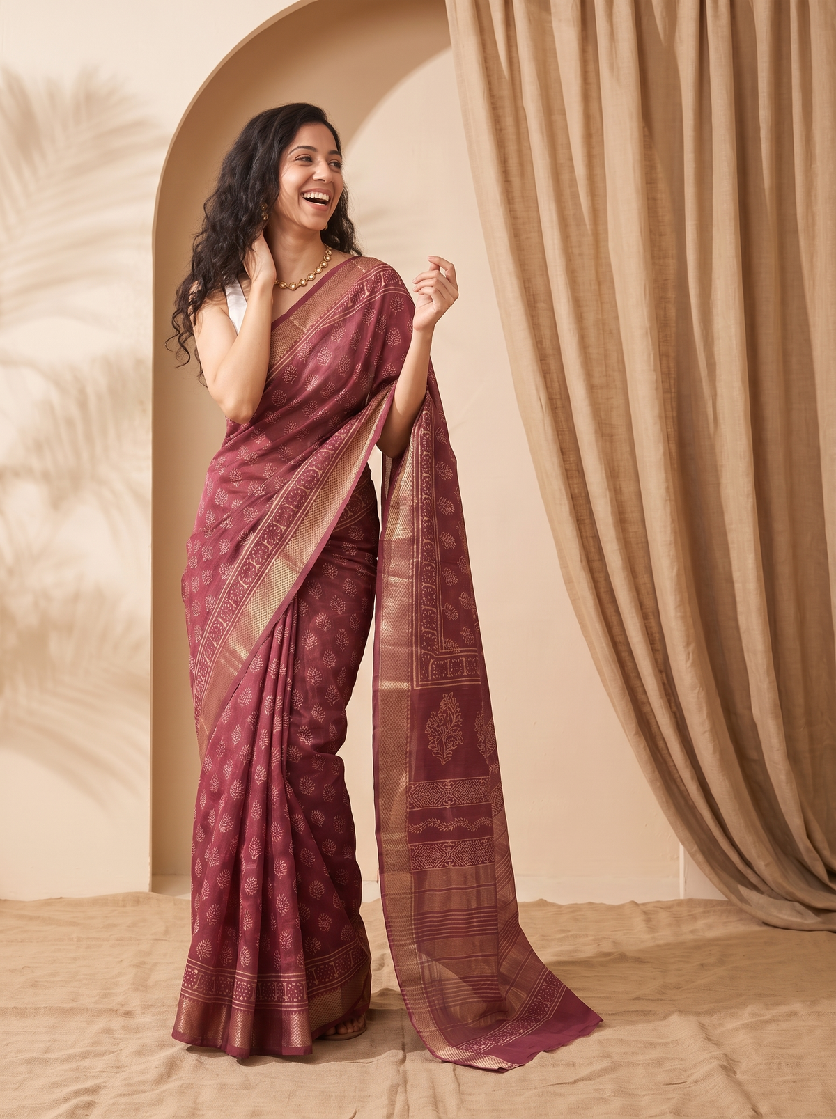 Mridula Maheshwari Cotton Silk Saree
