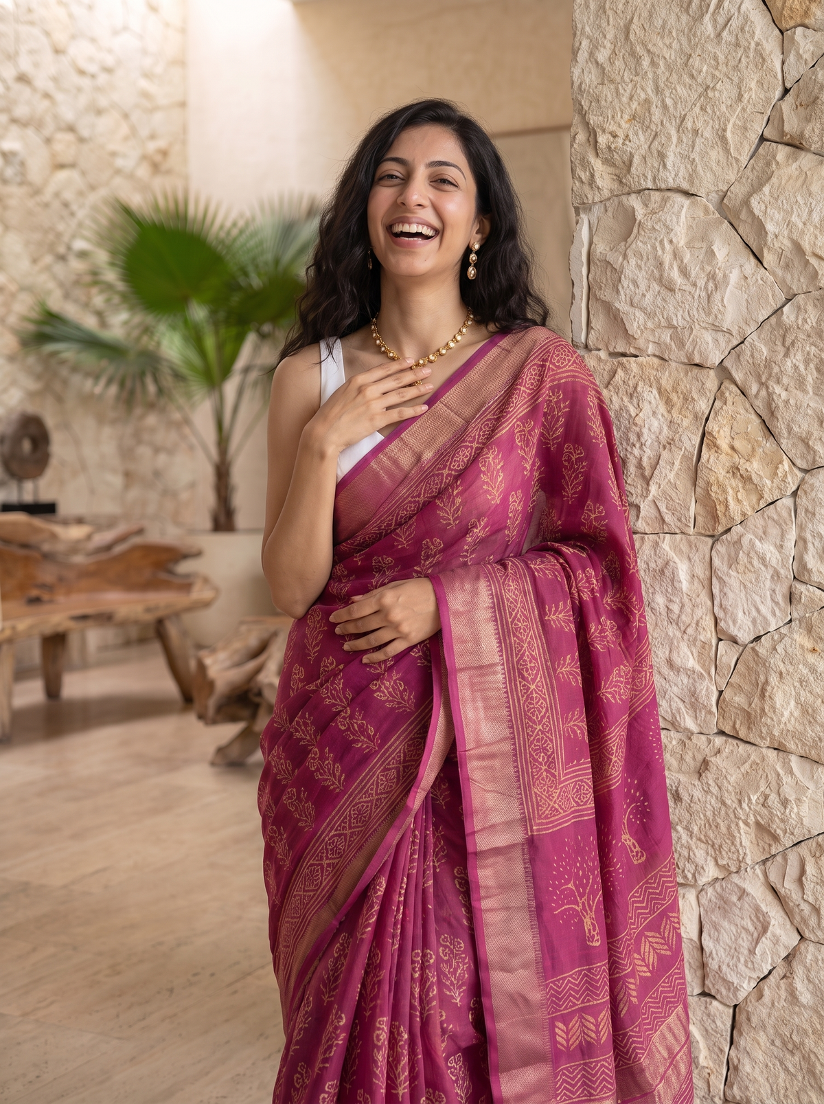 Aaranya Maheshwari Cotton Silk Saree