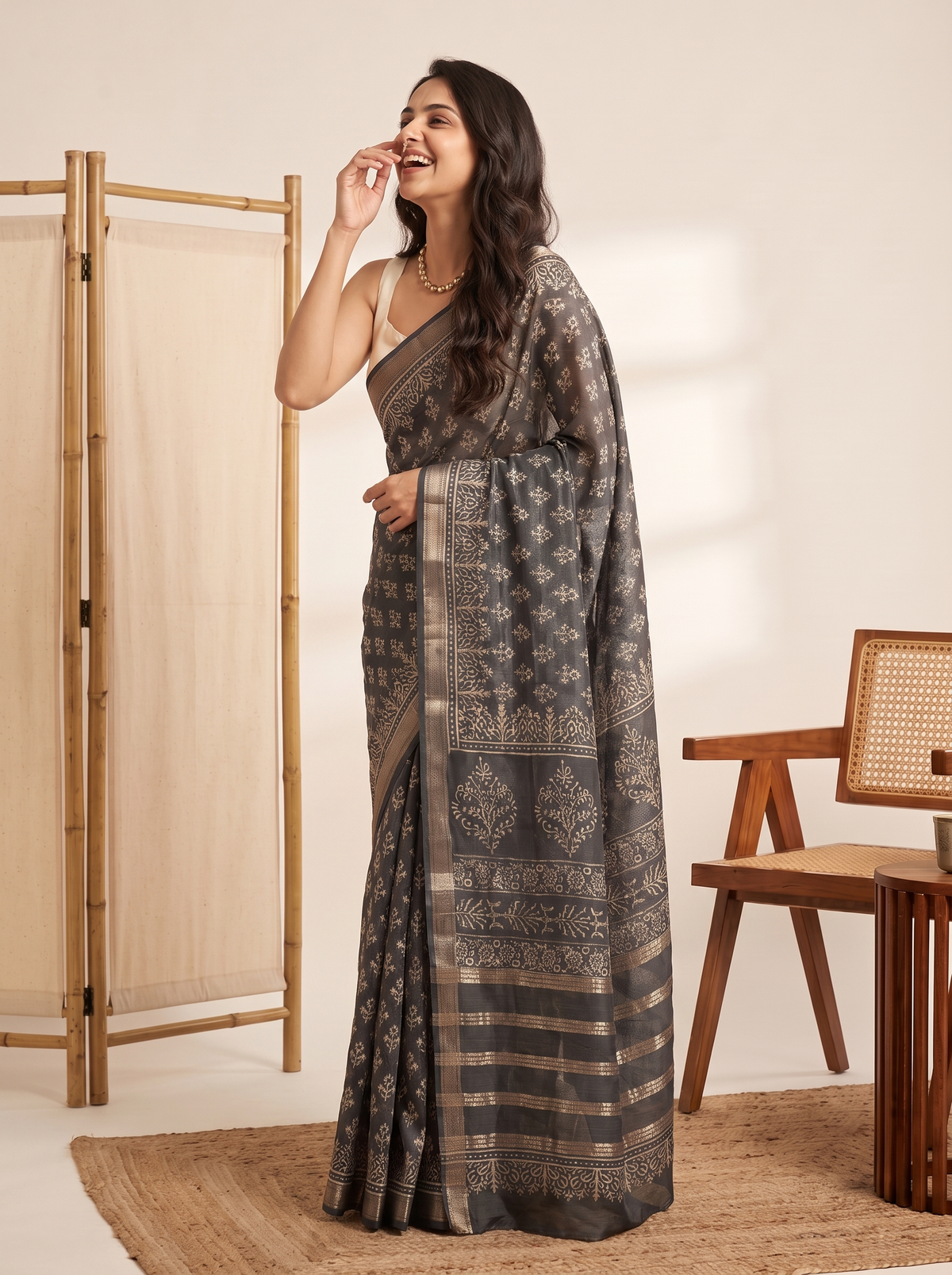 Eshani Maheshwari Cotton Silk Saree