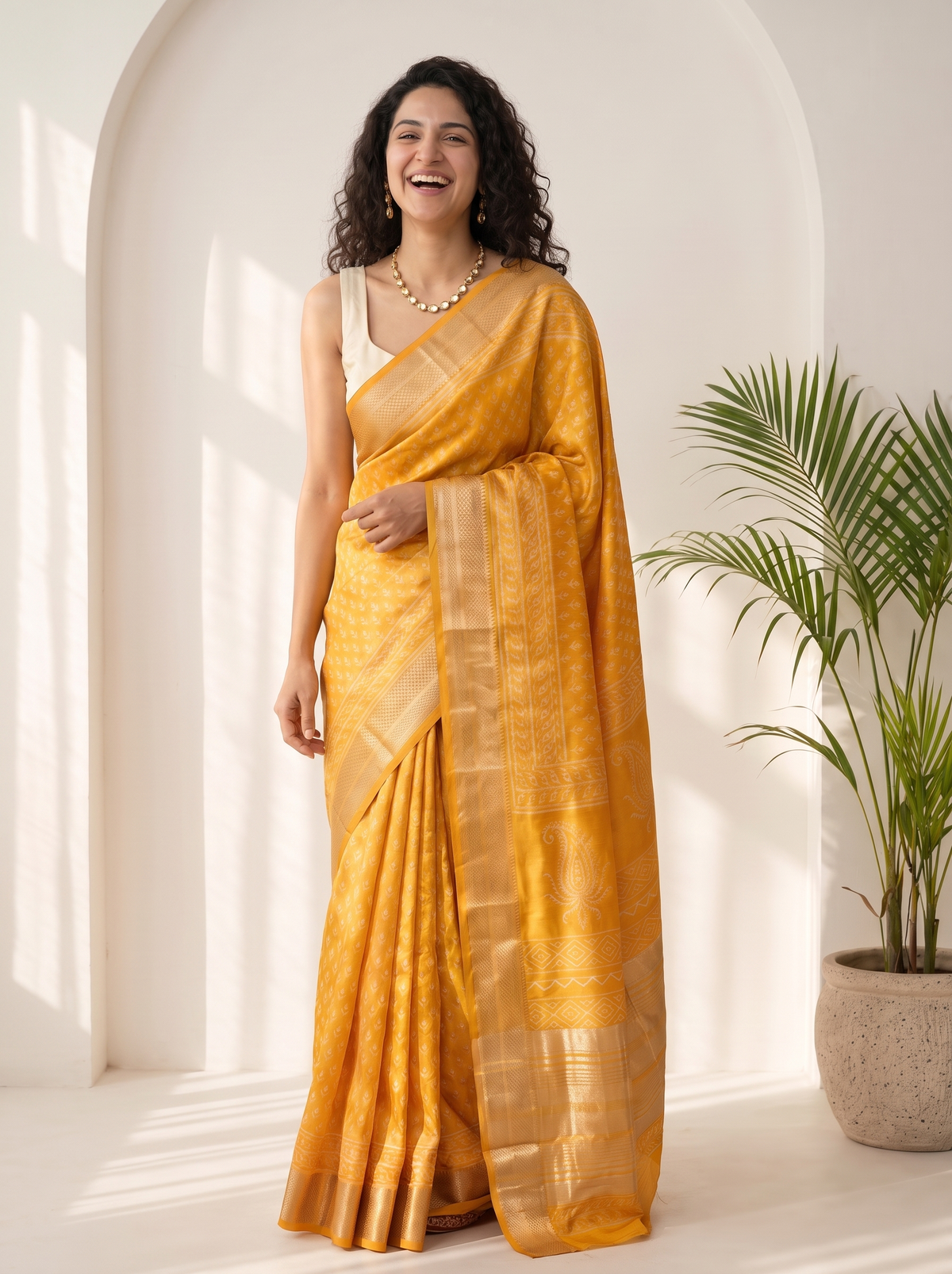 Kiran Maheshwari Cotton Silk Saree