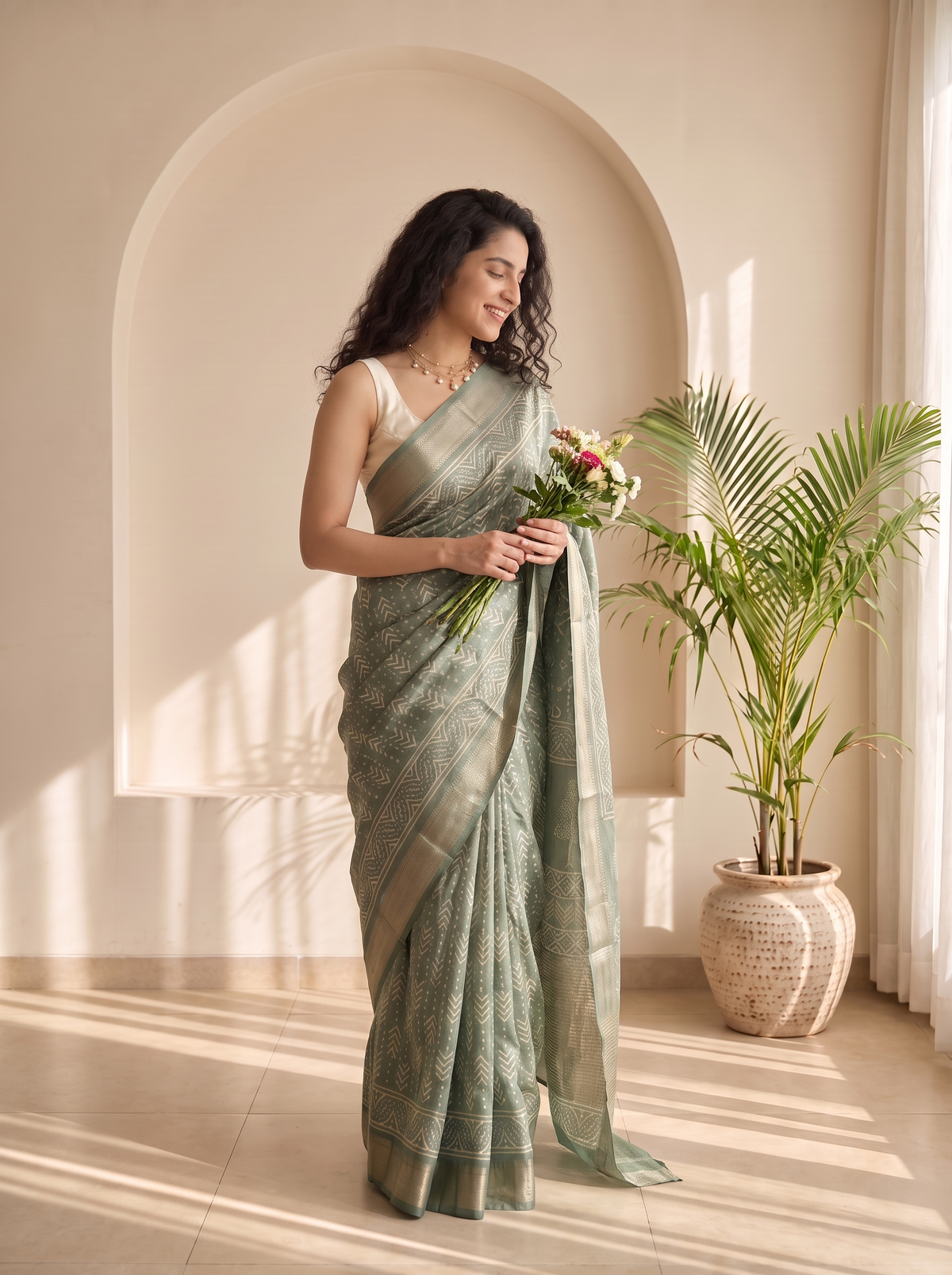 Aaranya Maheshwari Cotton Silk Saree