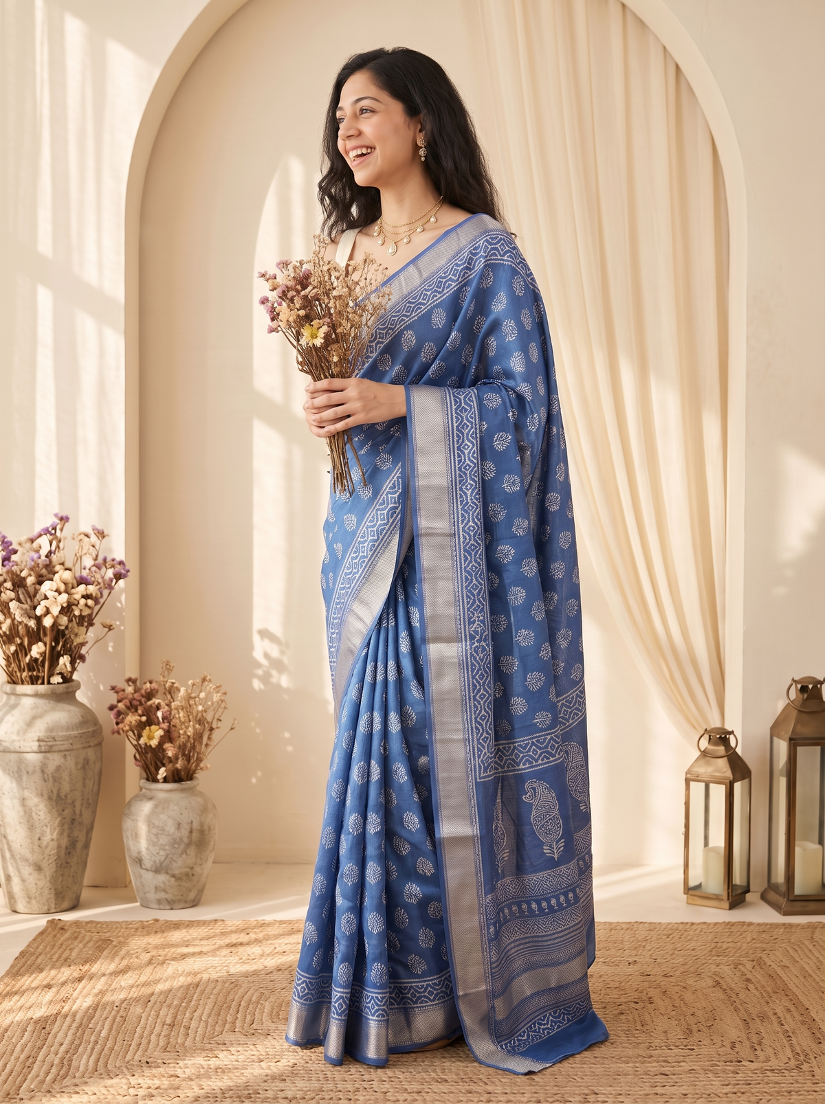Rajnandini Maheshwari Cotton Silk Saree