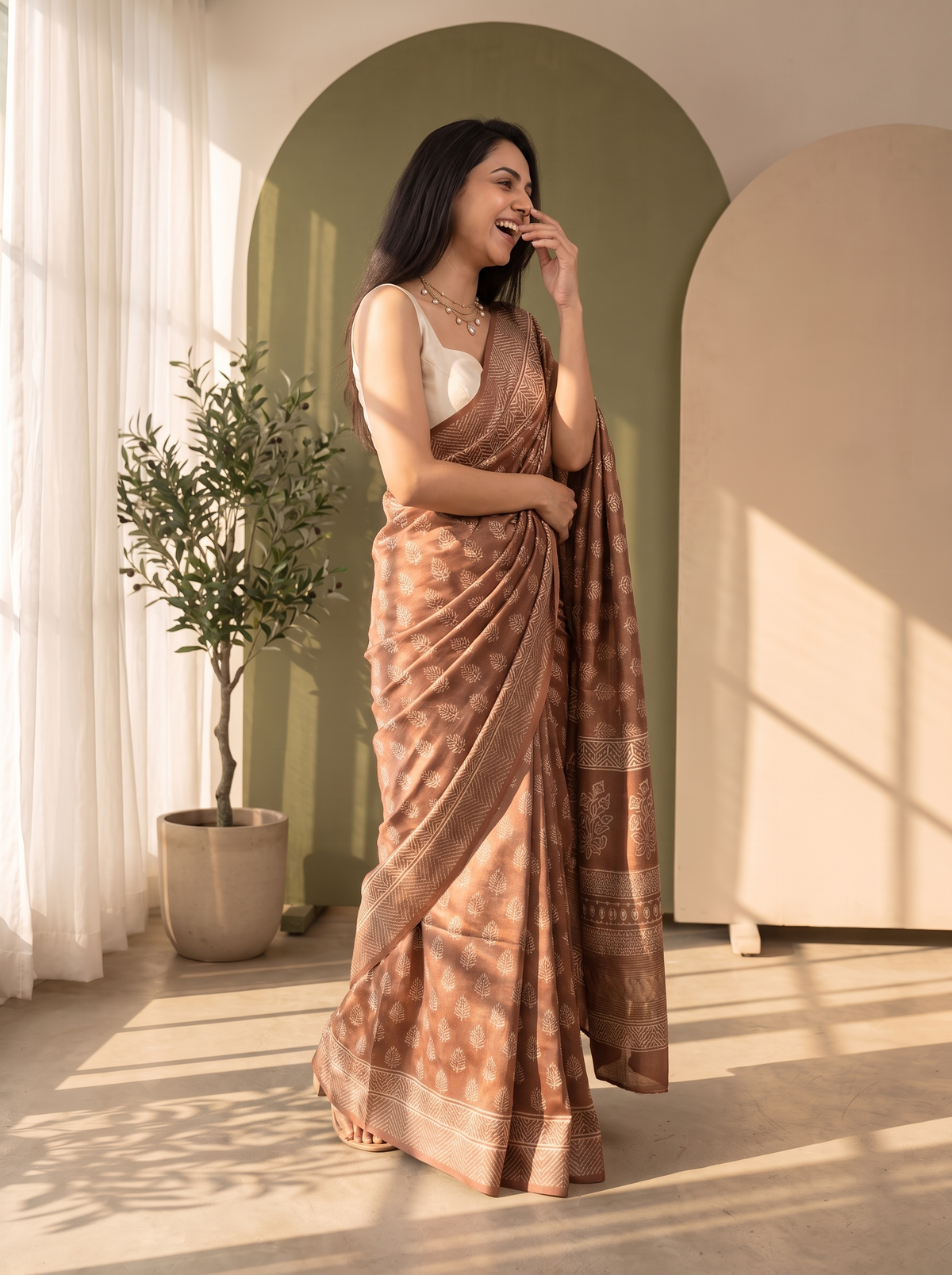 Kasturi Maheshwari Saree