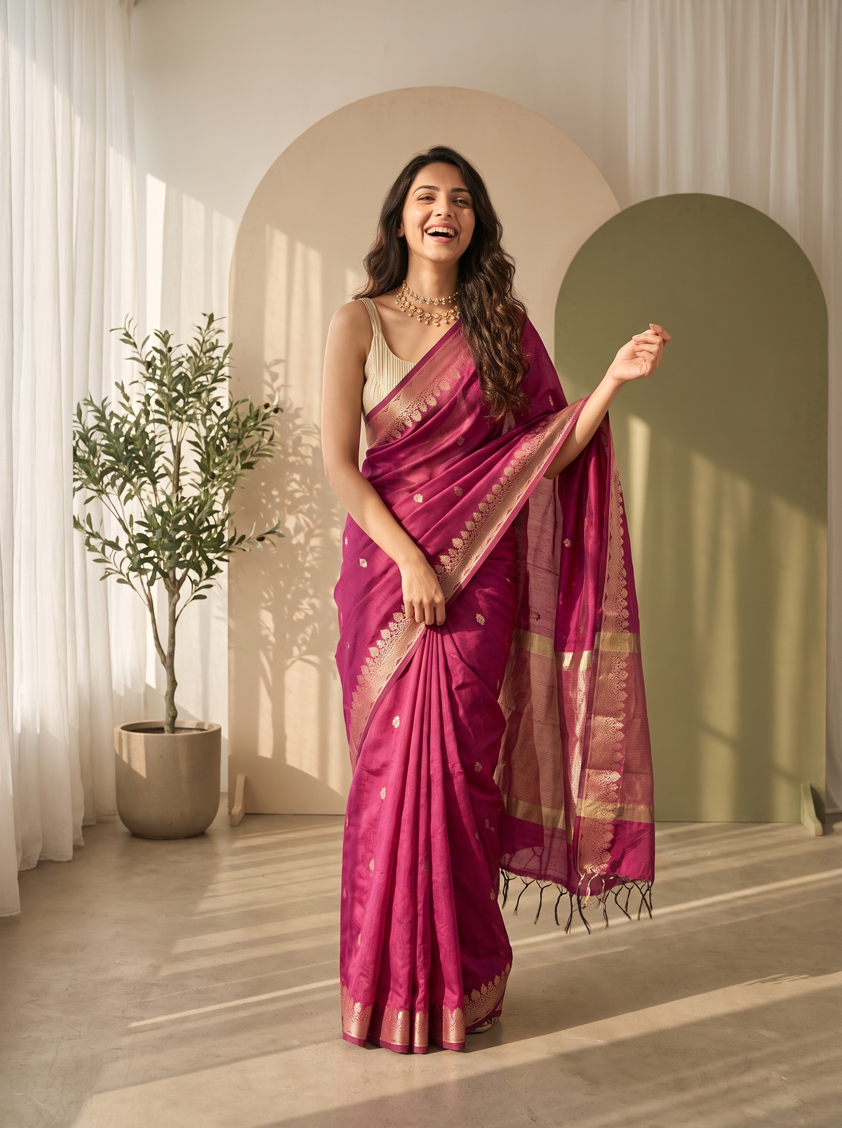 Banaras Bahaar Cotton Saree