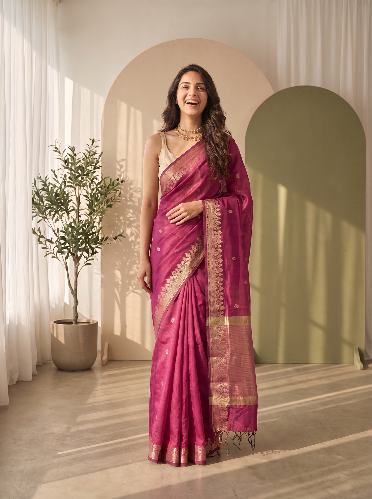 Banaras Bahaar Cotton Saree