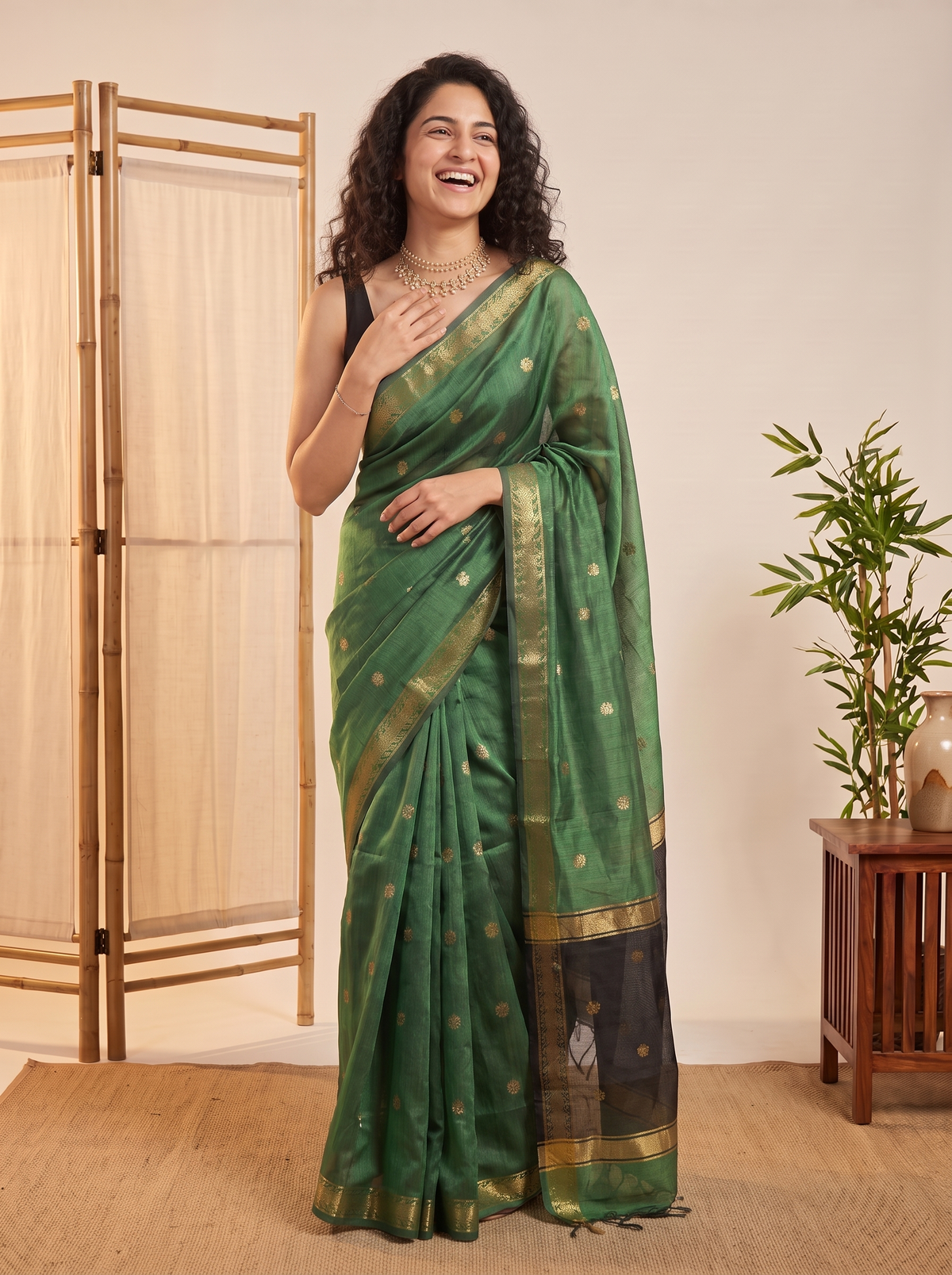 Rajkumari Maheshwari Cotton Saree