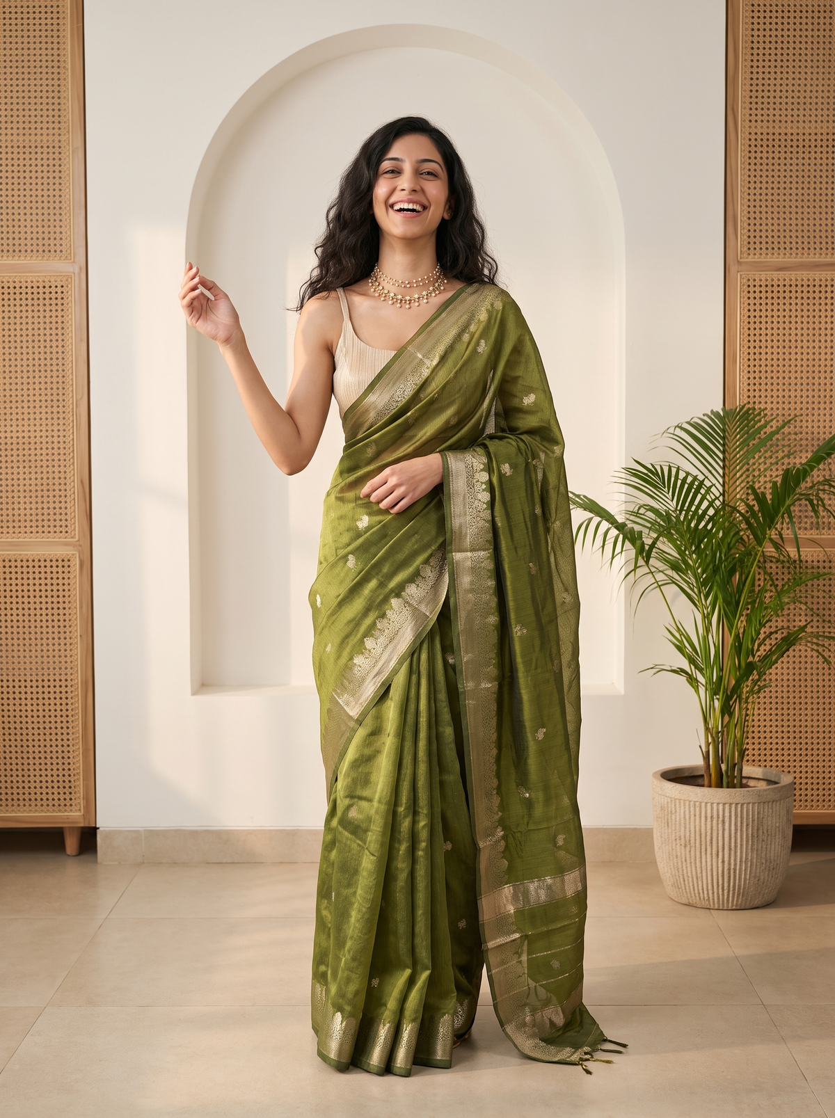 Heer Maheshwari Cotton Saree