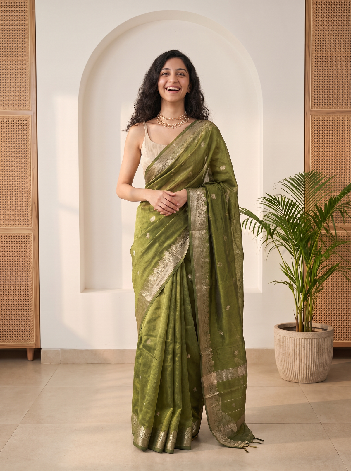 Heer Maheshwari Cotton Saree