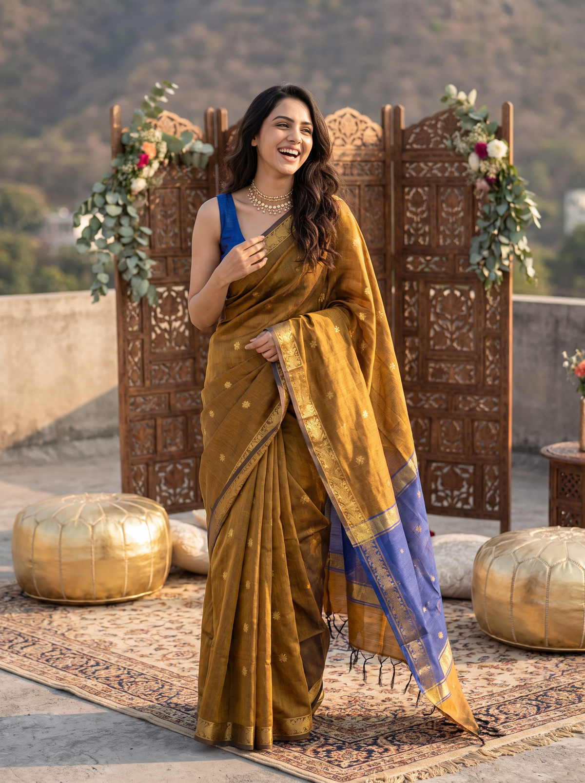Kashi Noor Maheshwari Cotton Saree