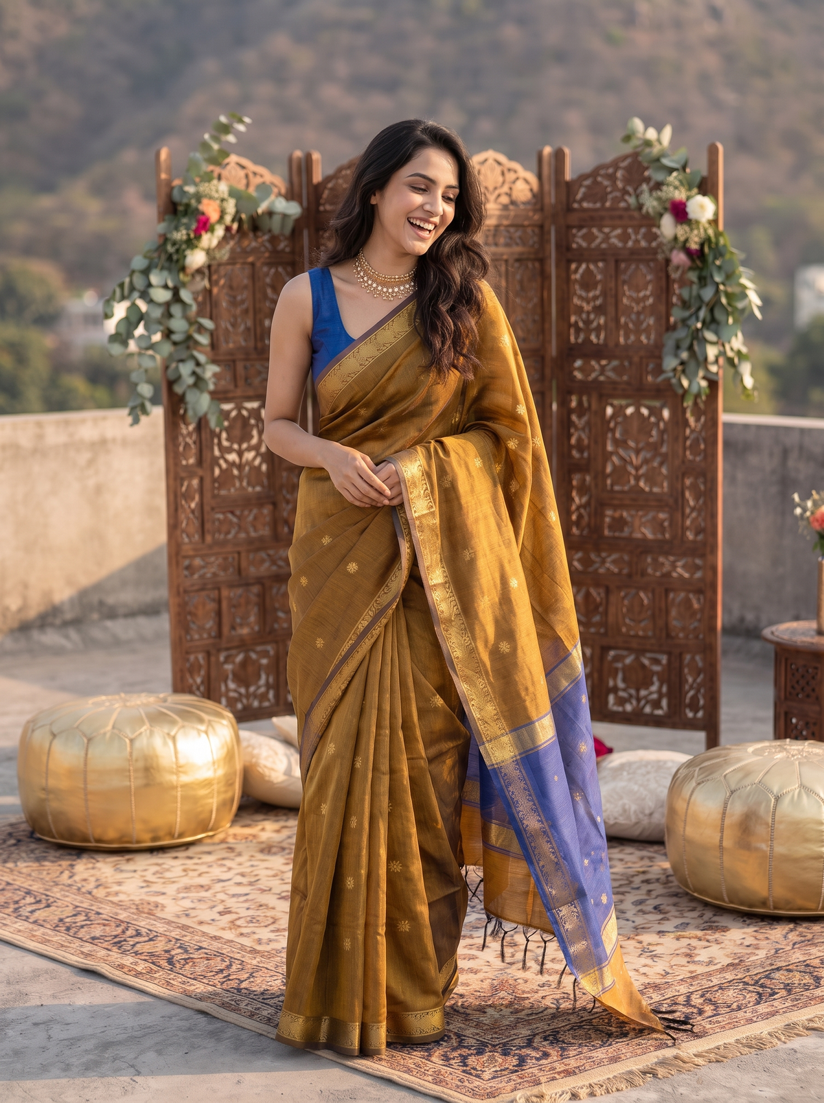 Kashi Noor Maheshwari Cotton Saree