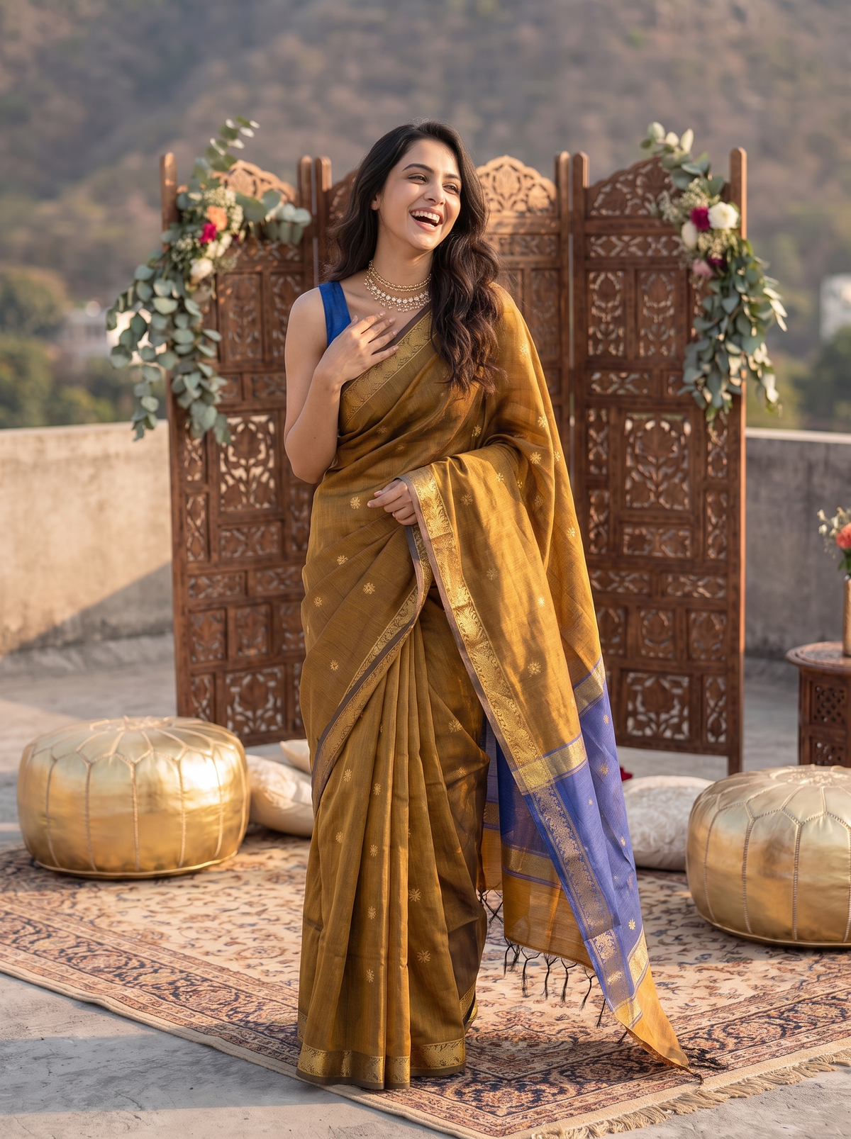 Kashi Noor Maheshwari Cotton Saree
