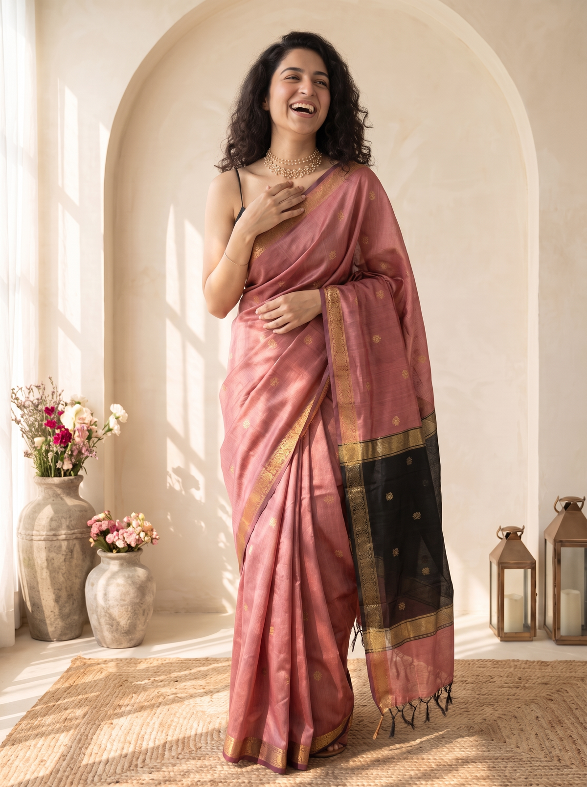 Afsana Maheshwari Cotton Saree