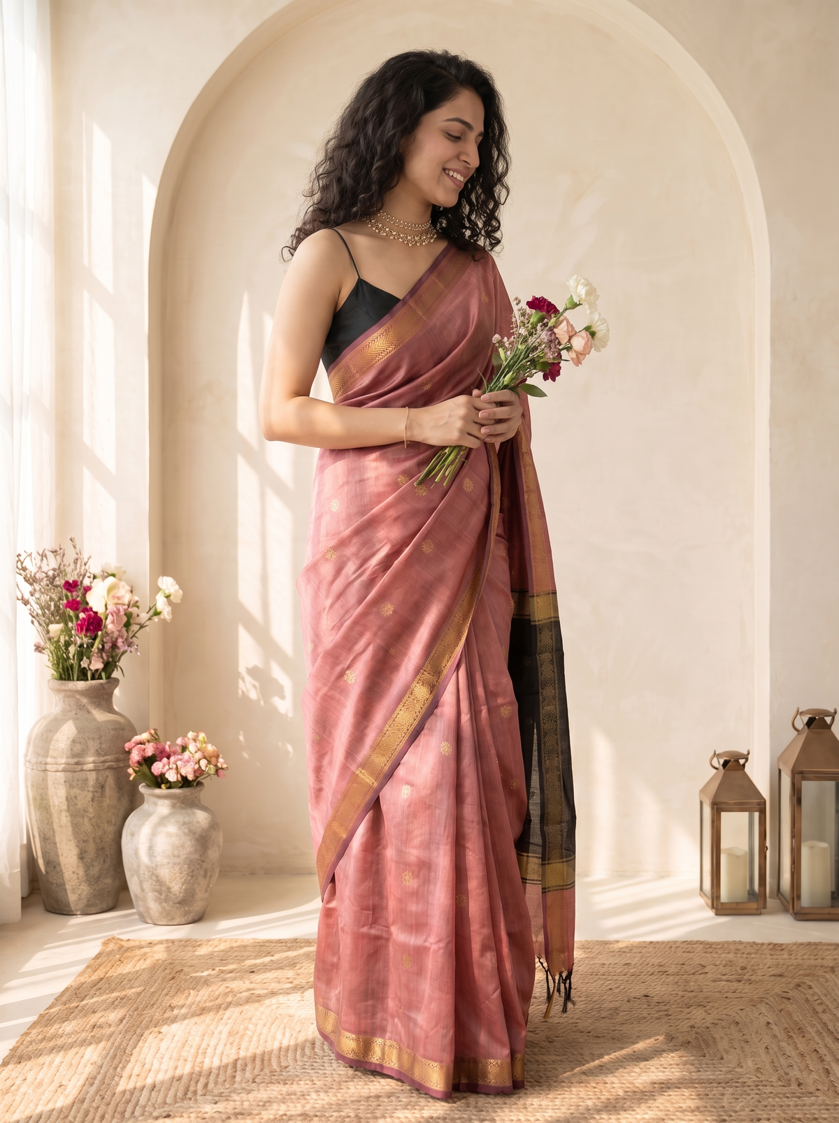 Afsana Maheshwari Cotton Saree
