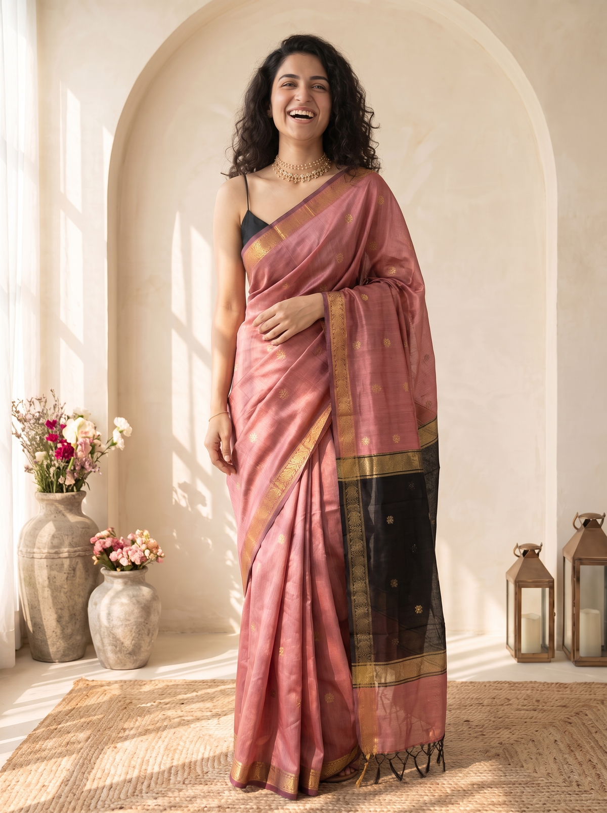 Afsana Maheshwari Cotton Saree