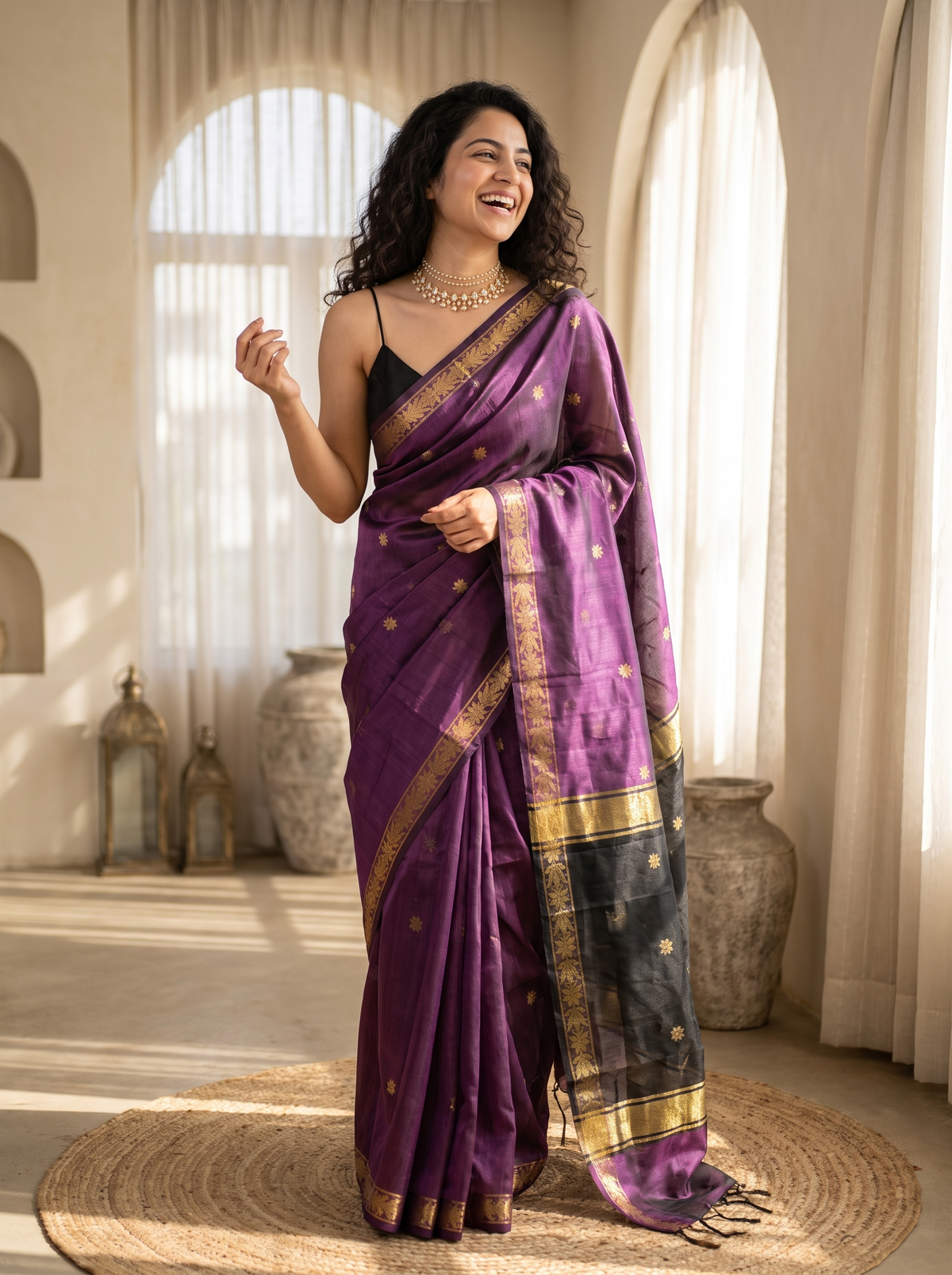 Noorani Banarasi Cotton Saree