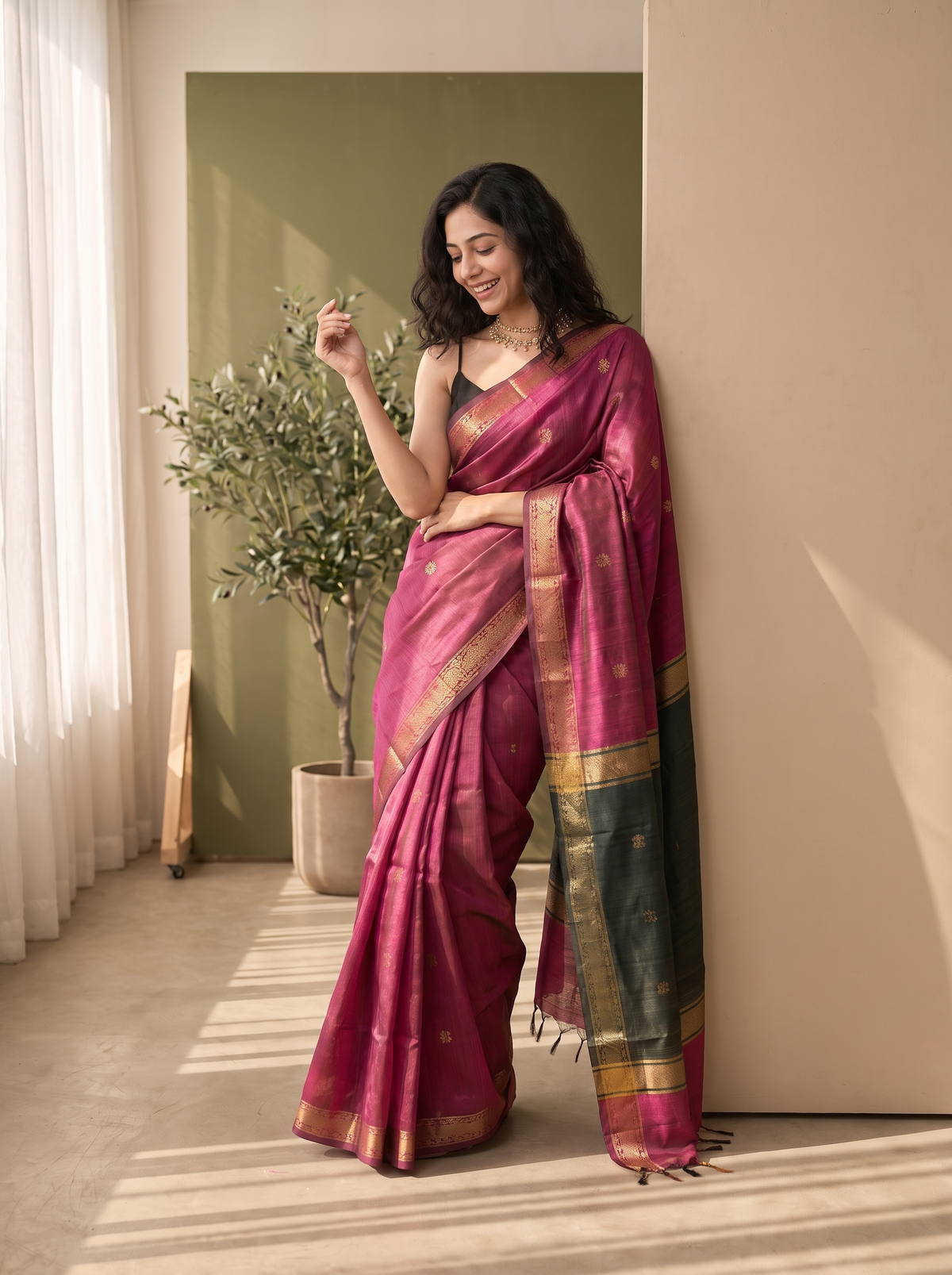 Ruhira Banarasi Cotton Saree
