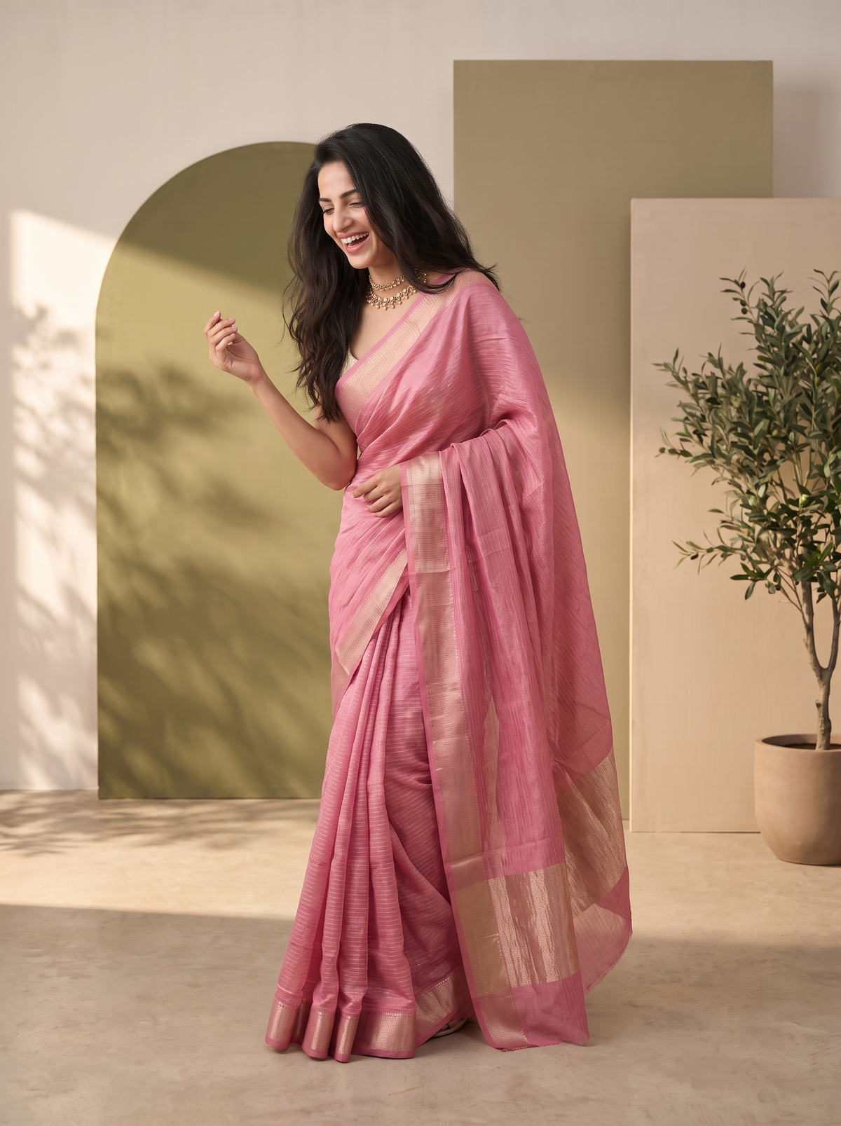 Payal Jari Silk Saree