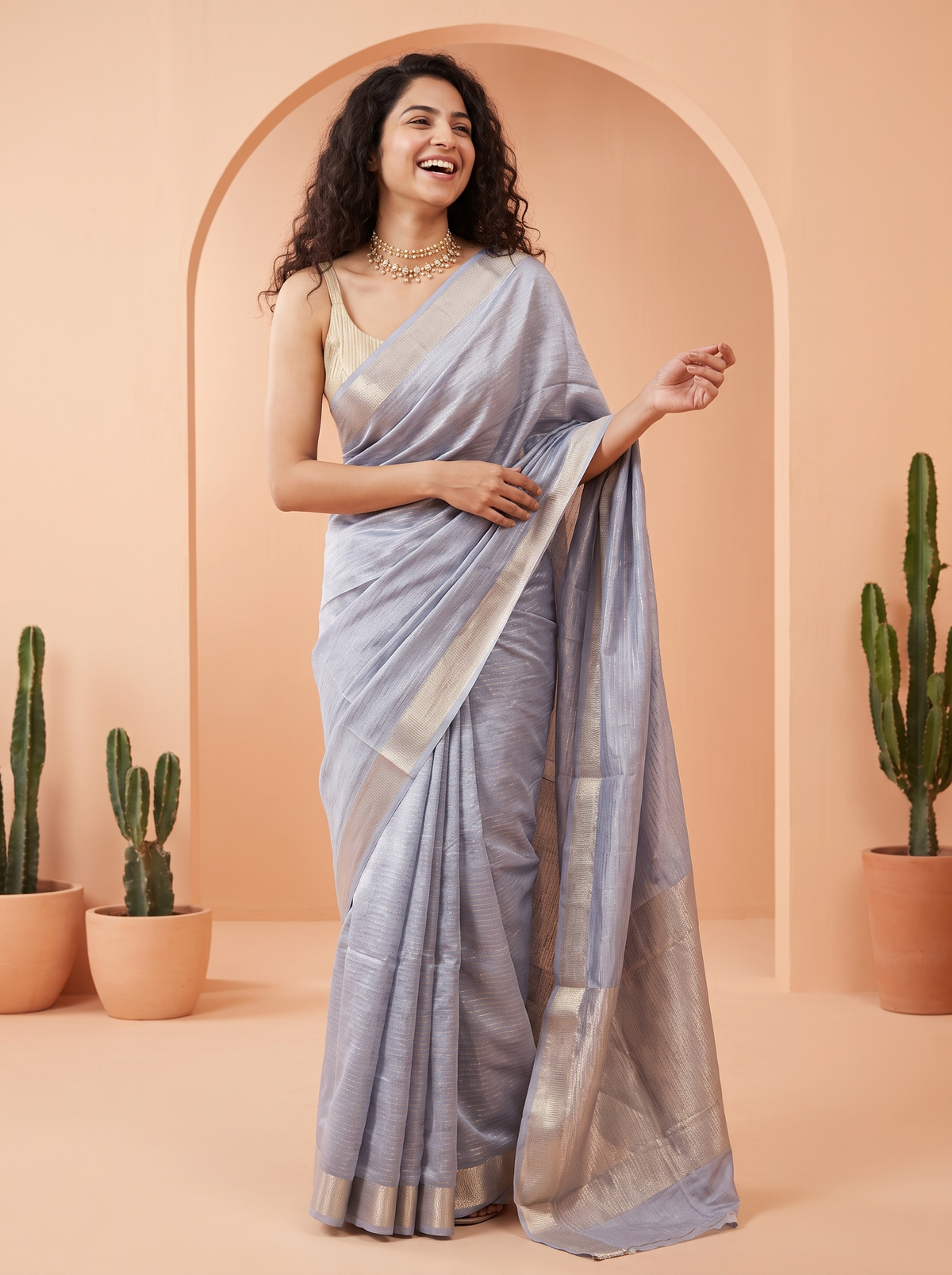 Pankhuri Jari Silk Saree