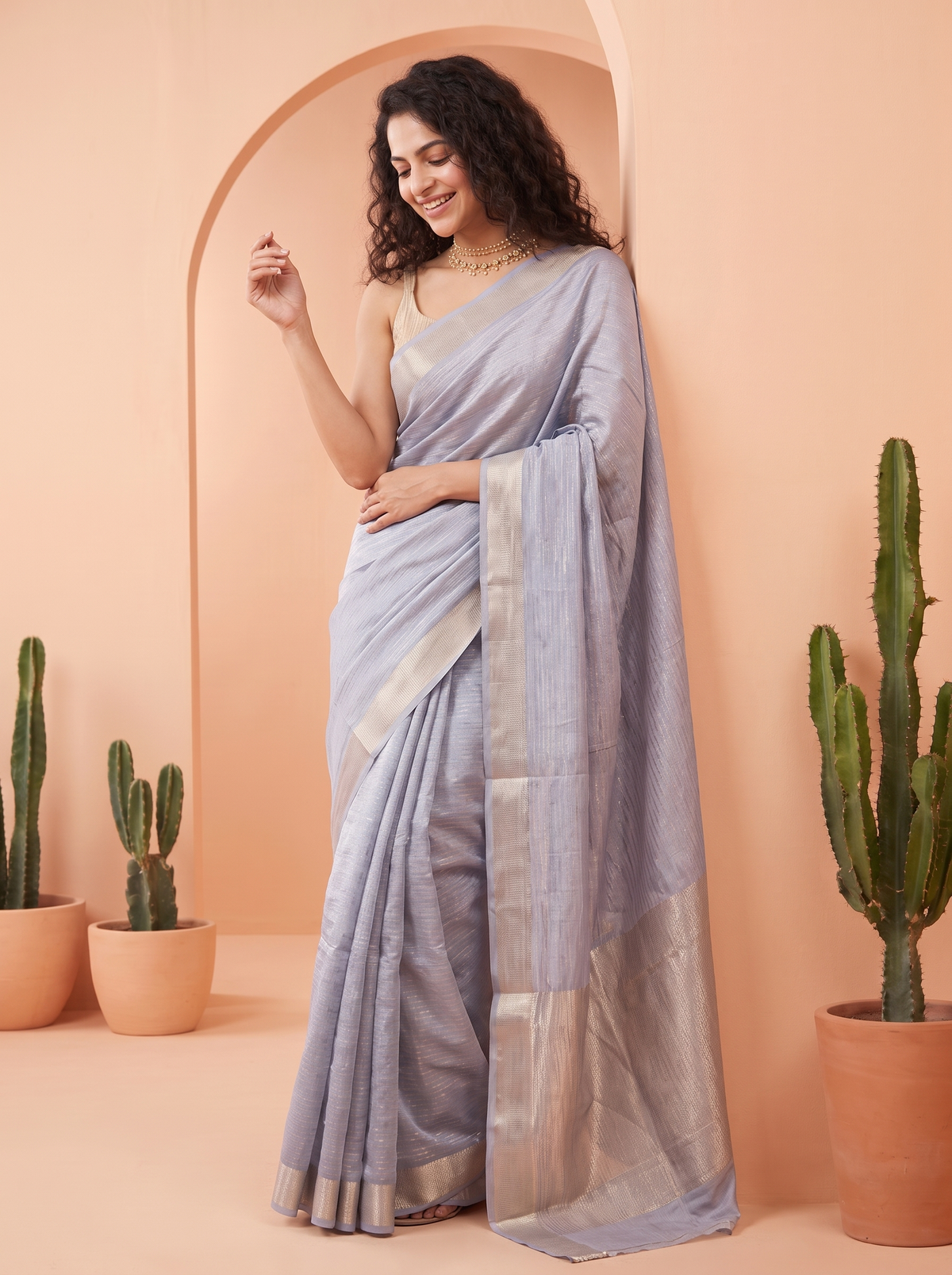 Pankhuri Jari Silk Saree