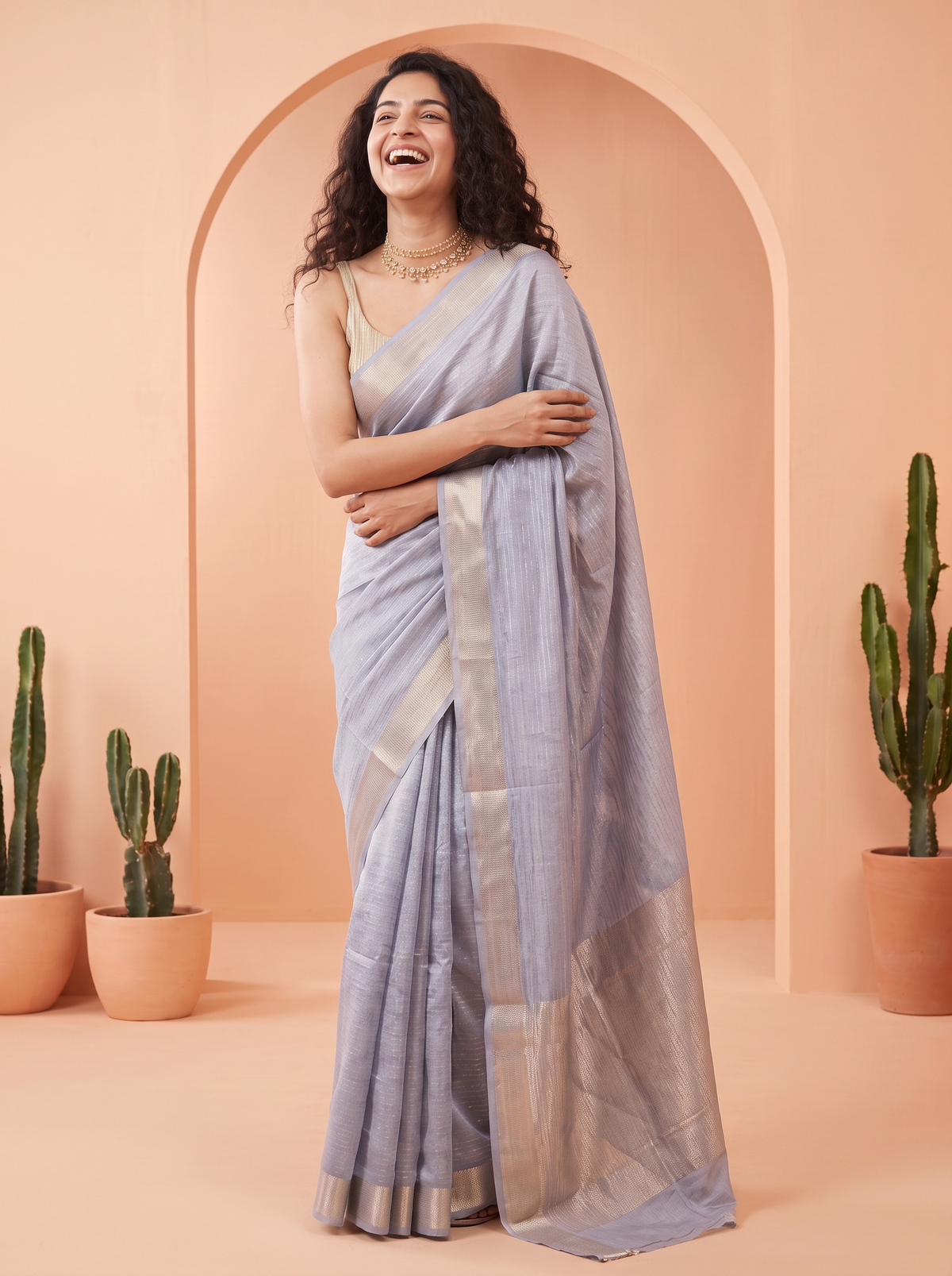 Pankhuri Jari Silk Saree