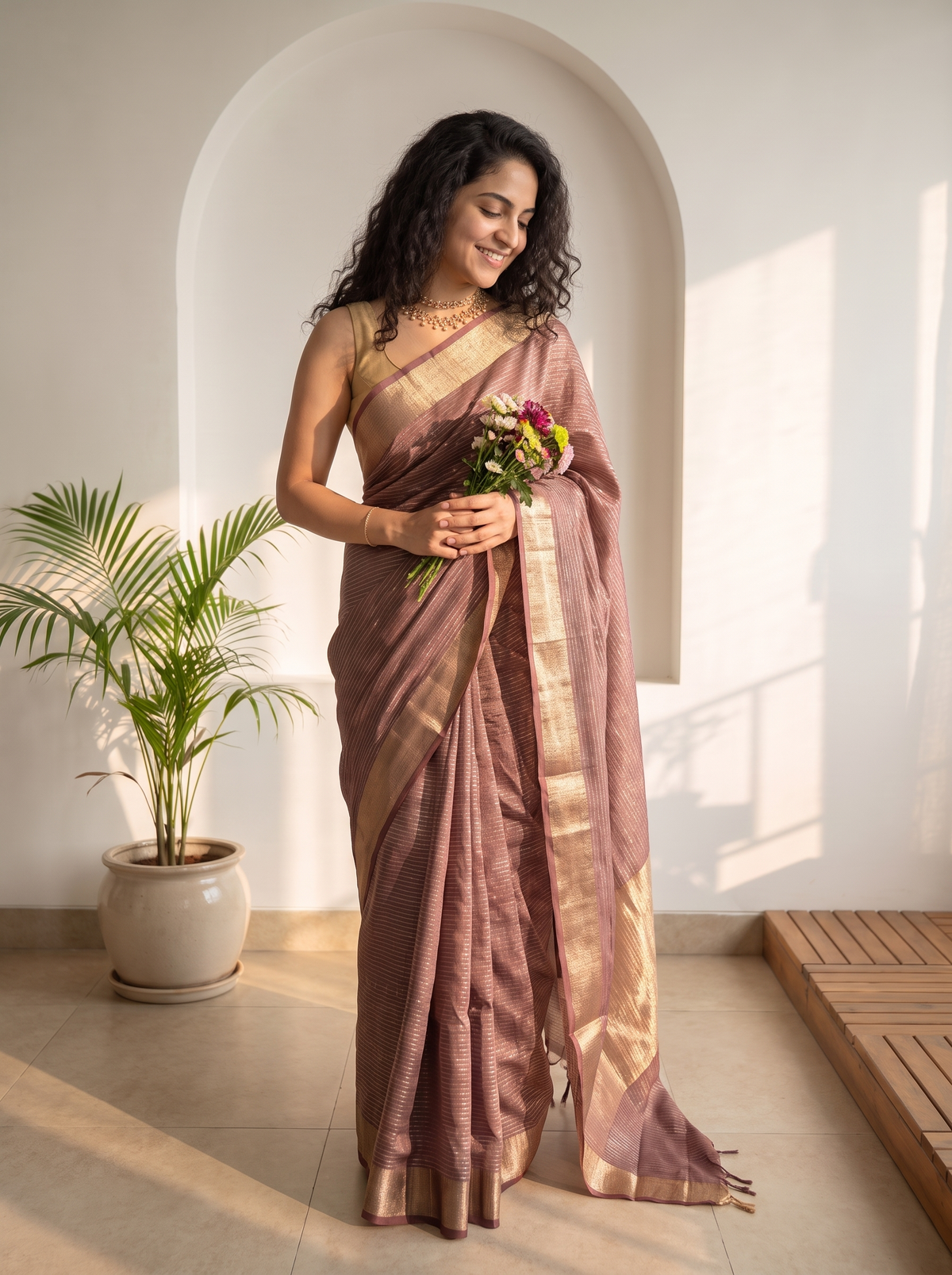 Shabnam Jari Silk Saree