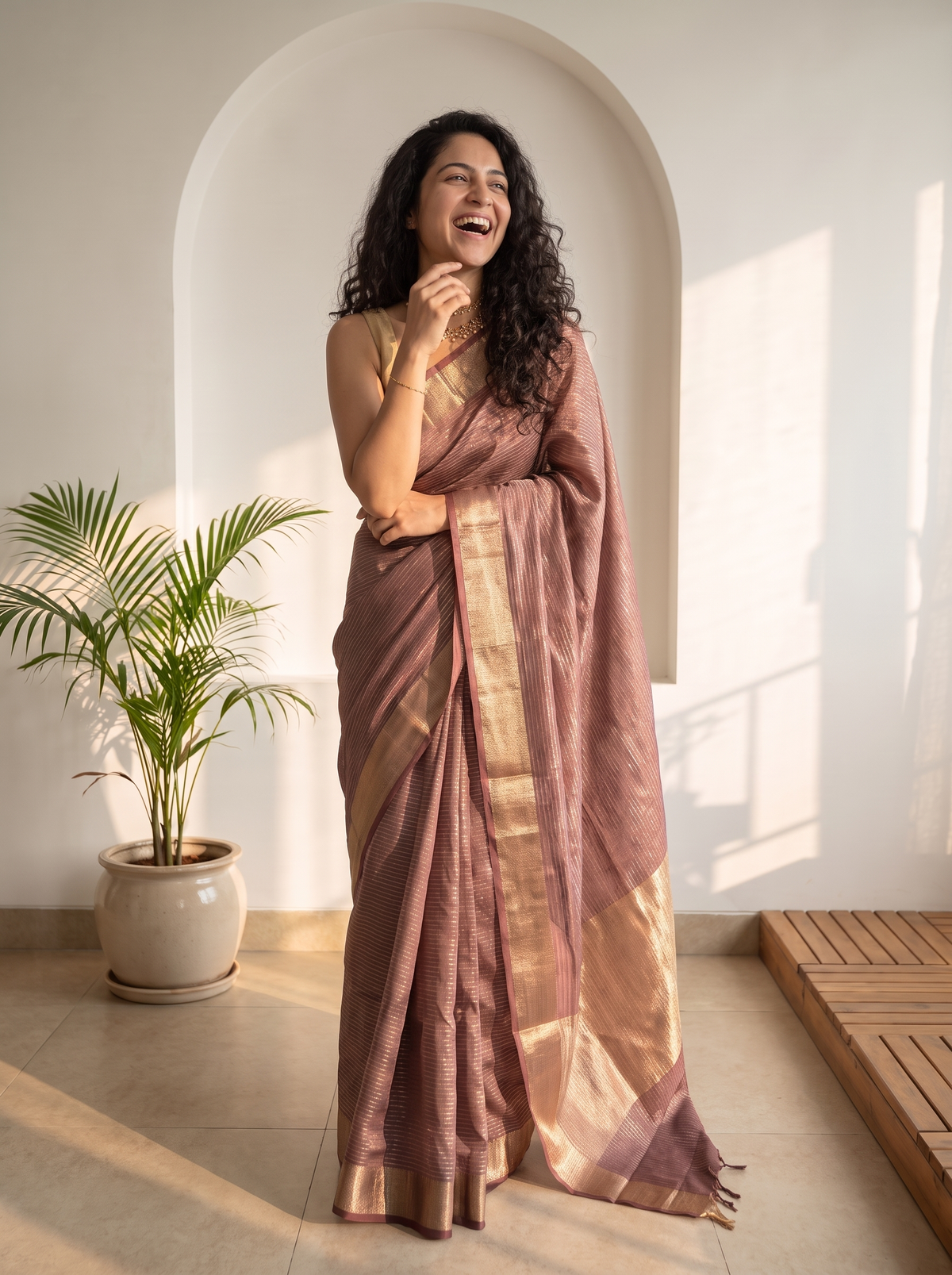 Shabnam Jari Silk Saree