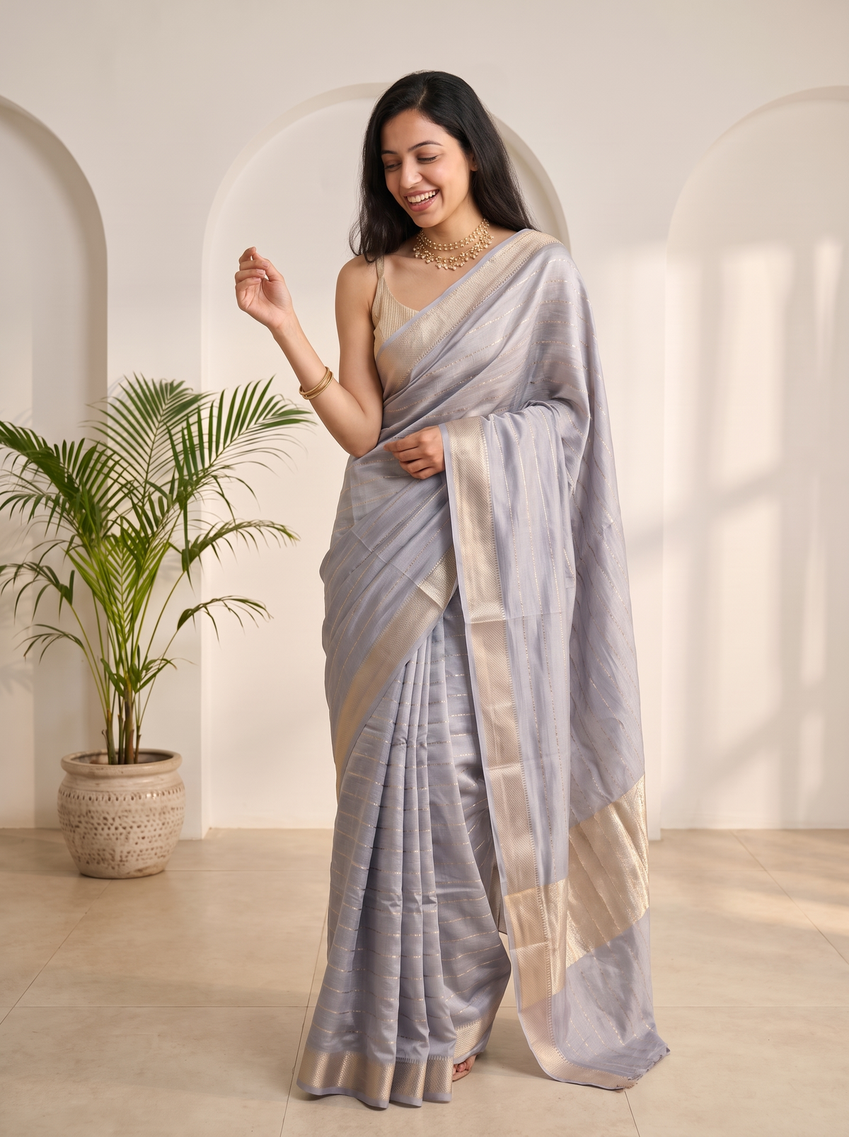 Nazaakat Jari Silk Saree