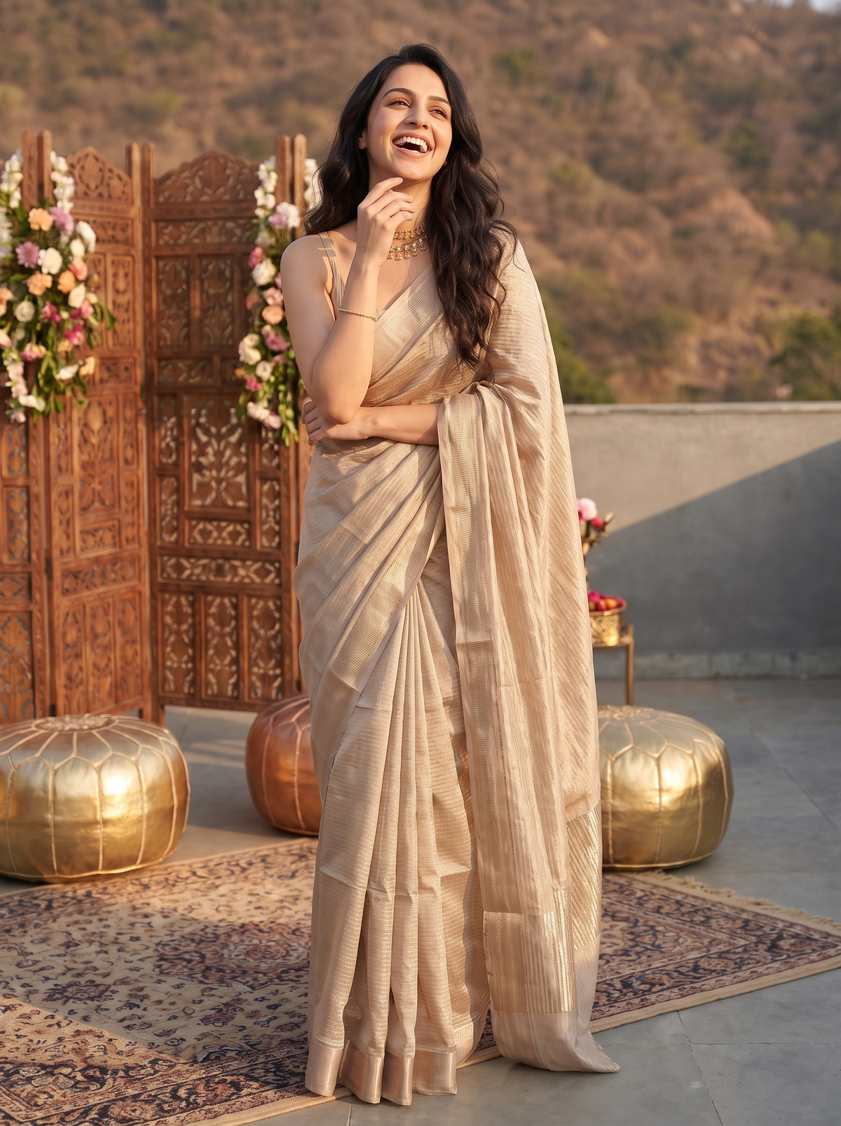 Madhoshi Jari Silk Saree