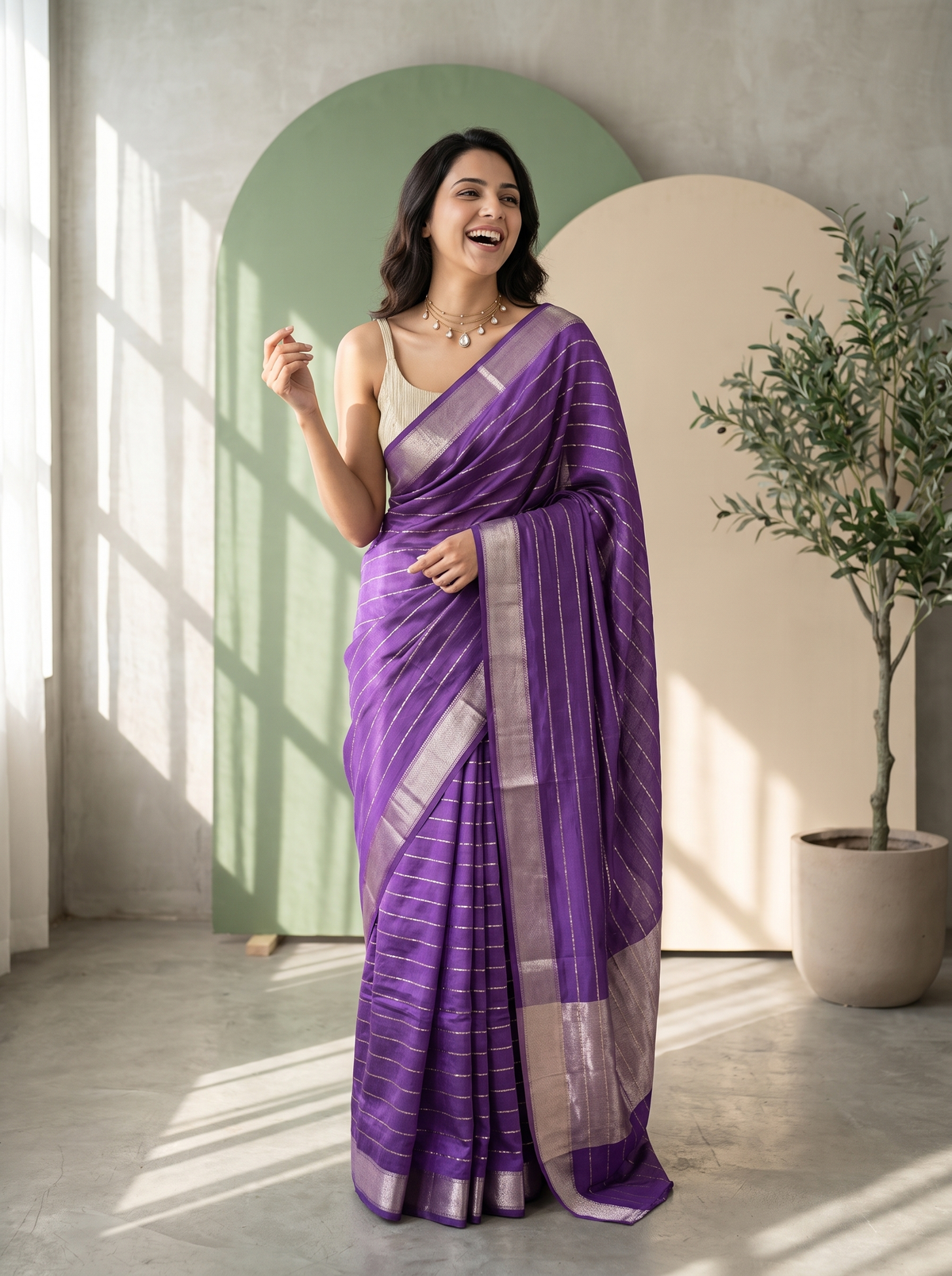 Chhavvi Jari Silk Saree