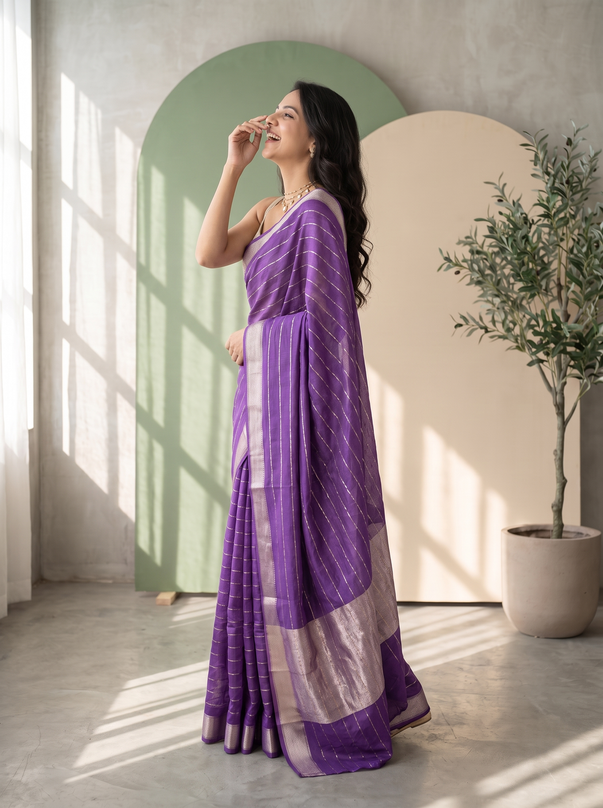 Chhavvi Jari Silk Saree