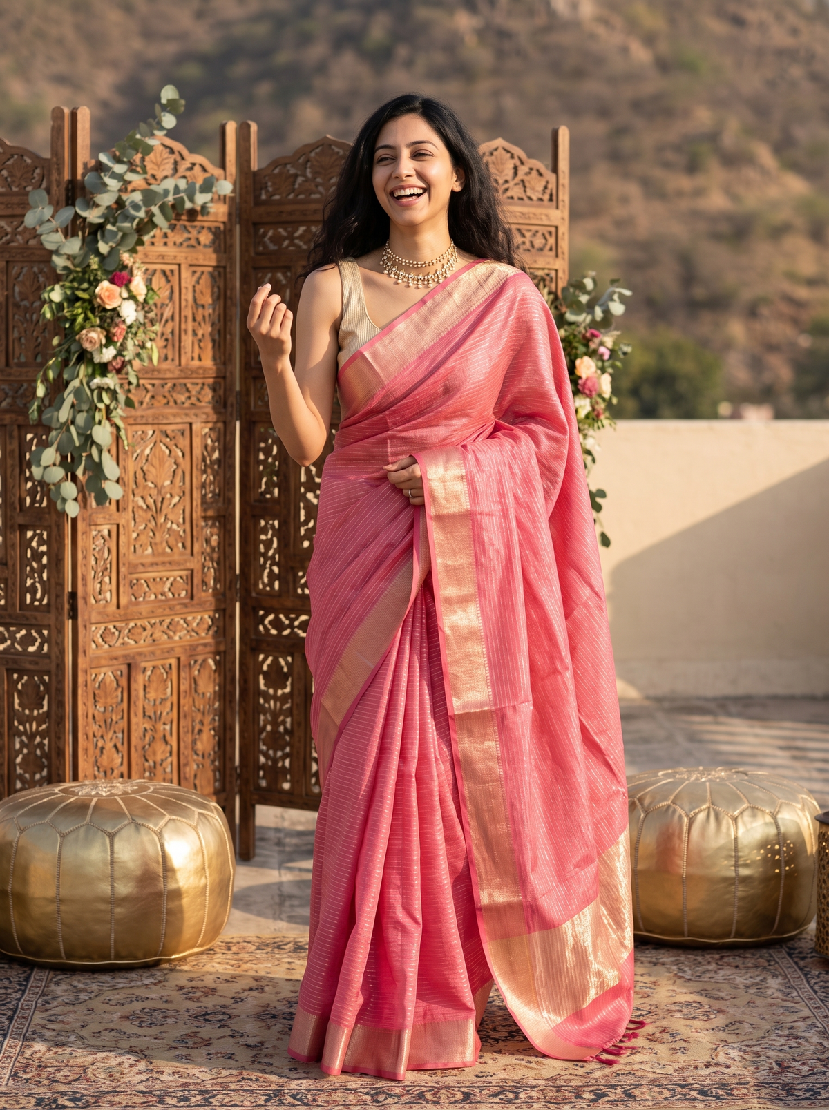 Apsara Jari Silk Saree