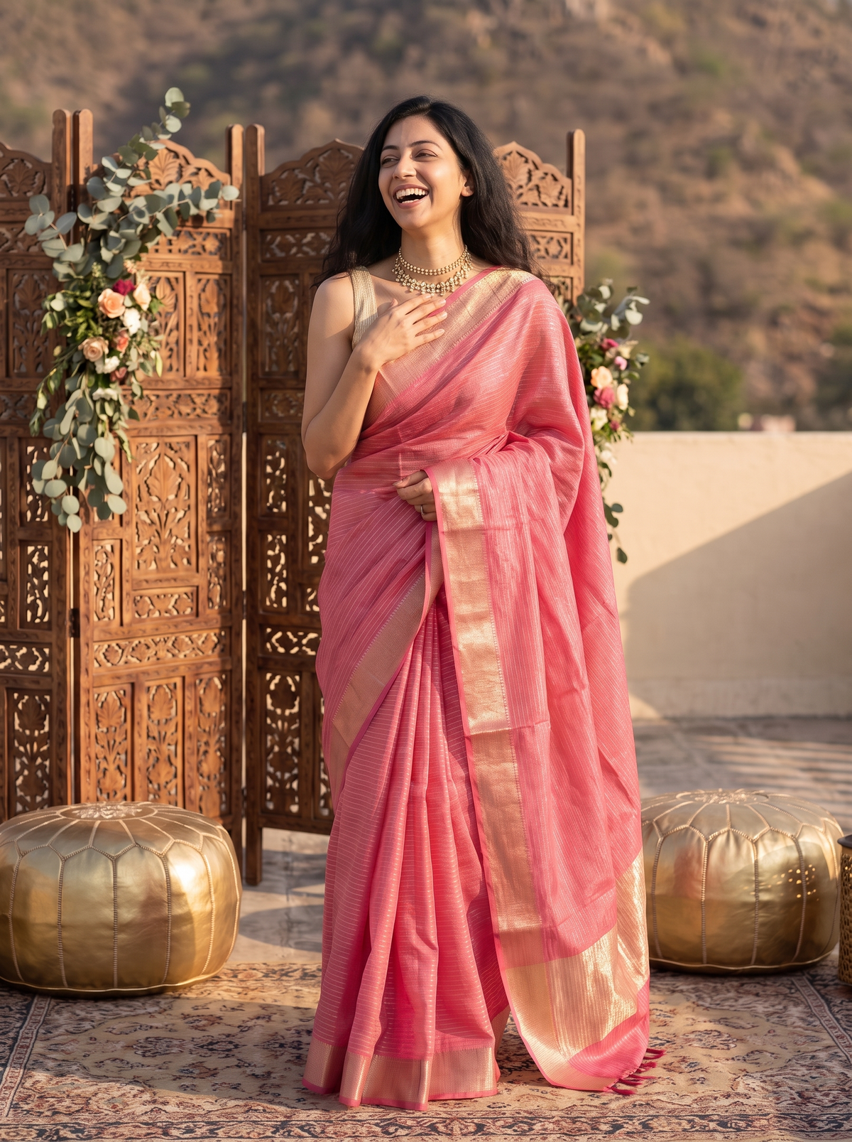 Apsara Jari Silk Saree
