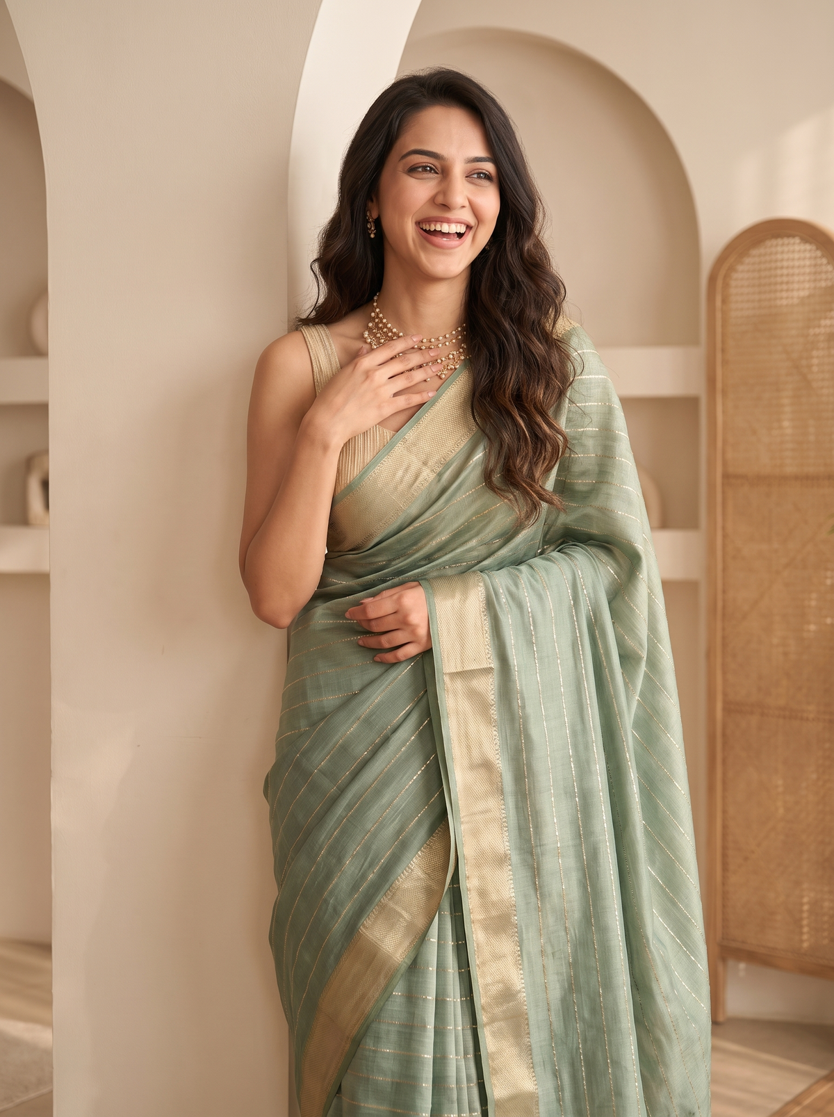 Sargam Jari Silk Saree