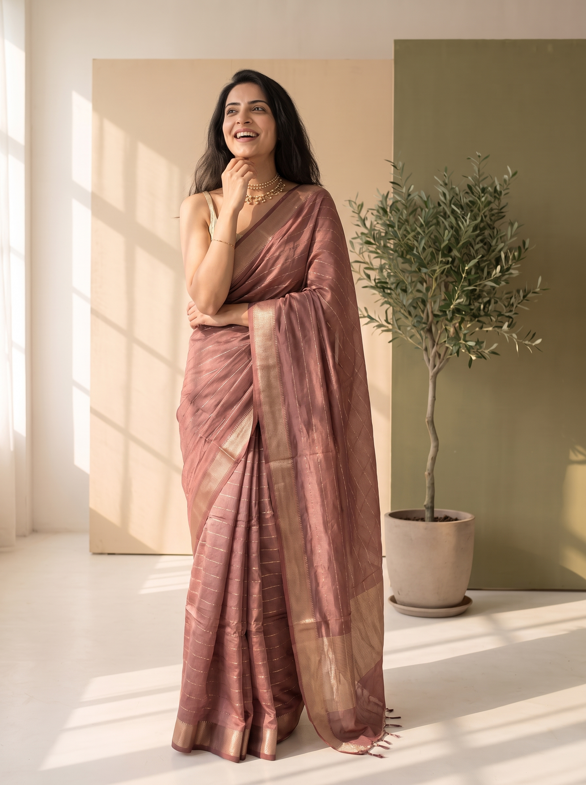 Madhushree Jari Silk Saree