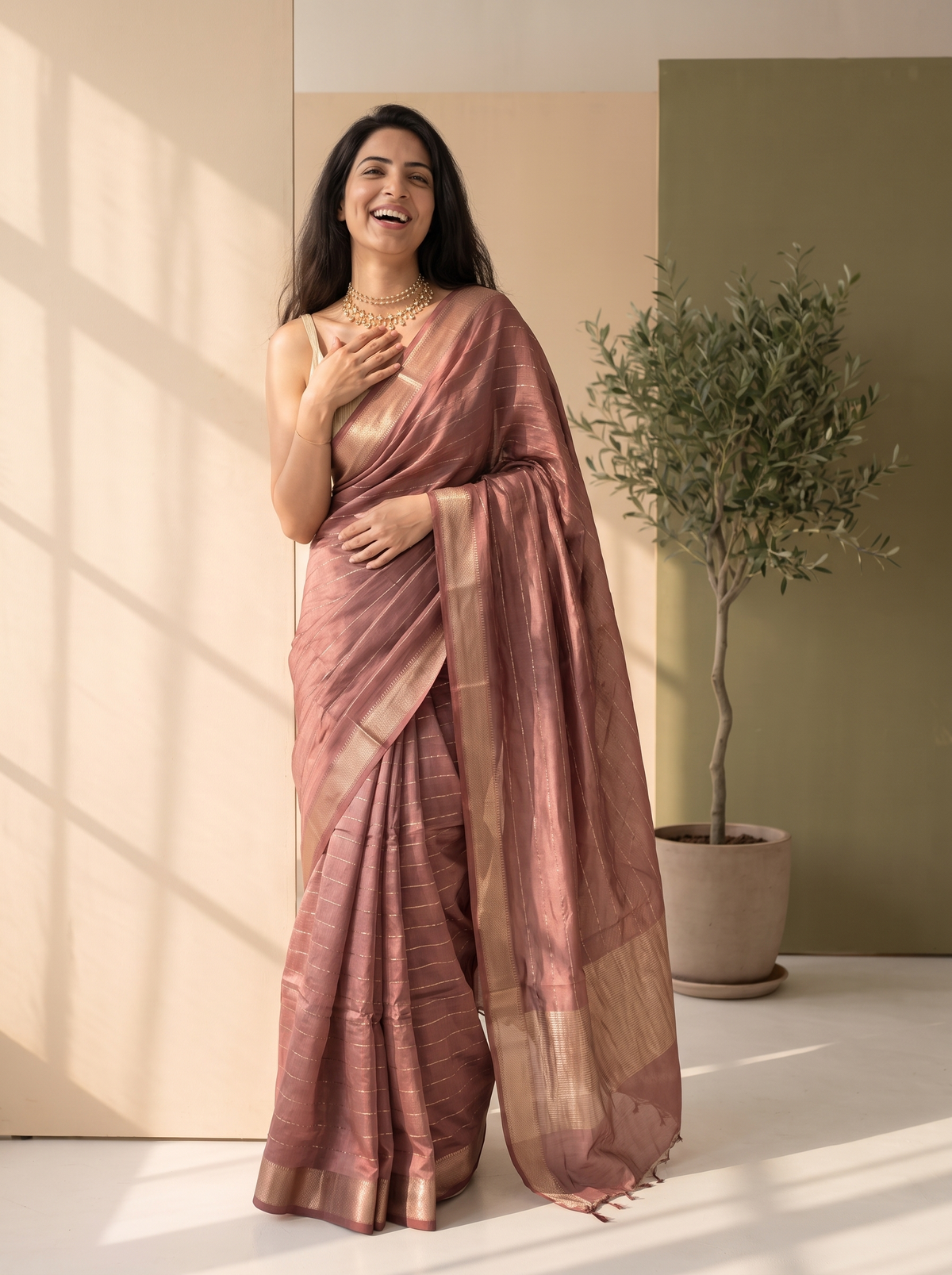 Madhushree Jari Silk Saree