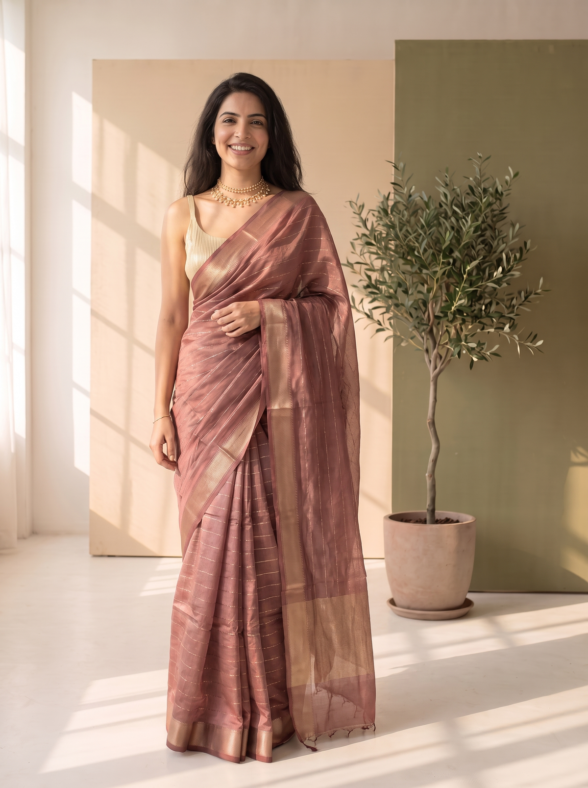 Madhushree Jari Silk Saree