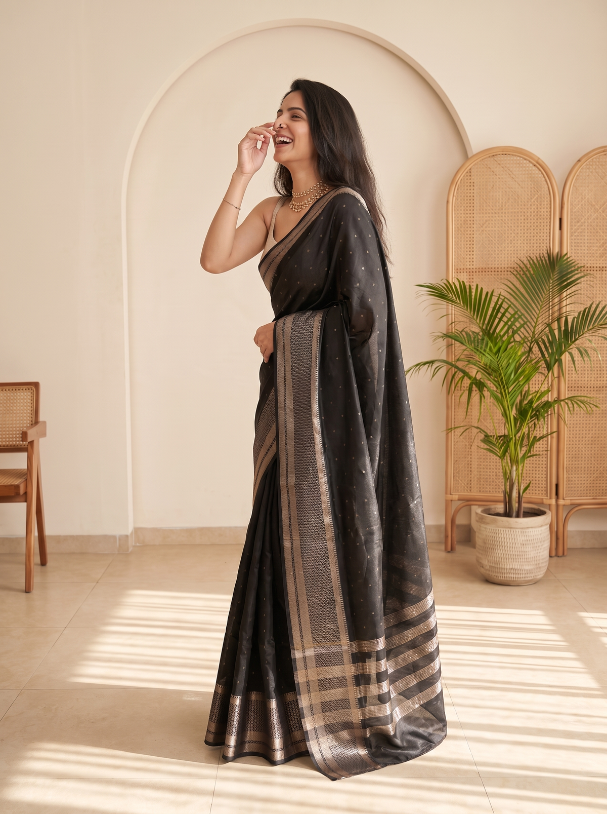 Silsila Jari Silk Saree
