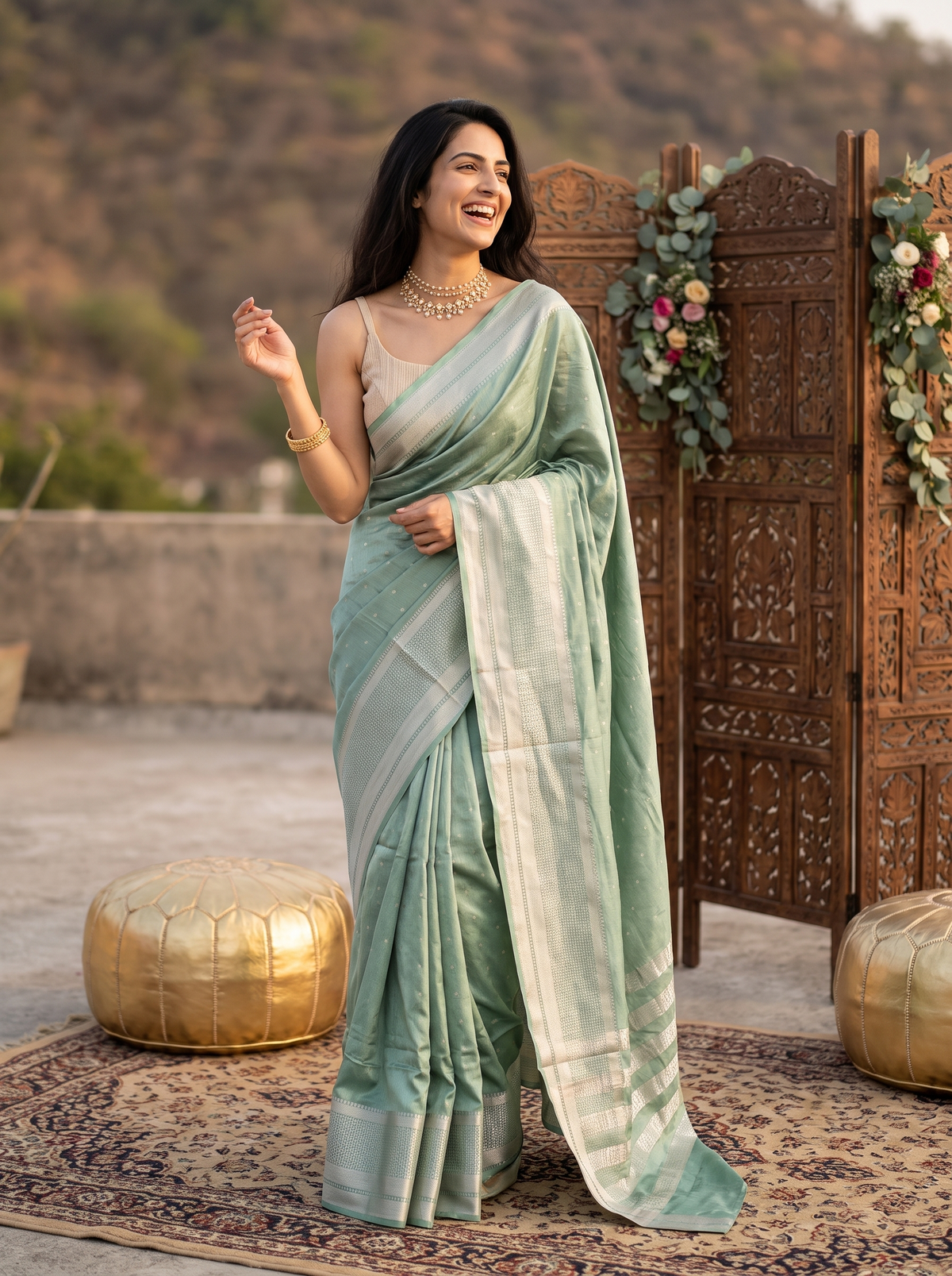 Aashiyana Jari Silk Saree