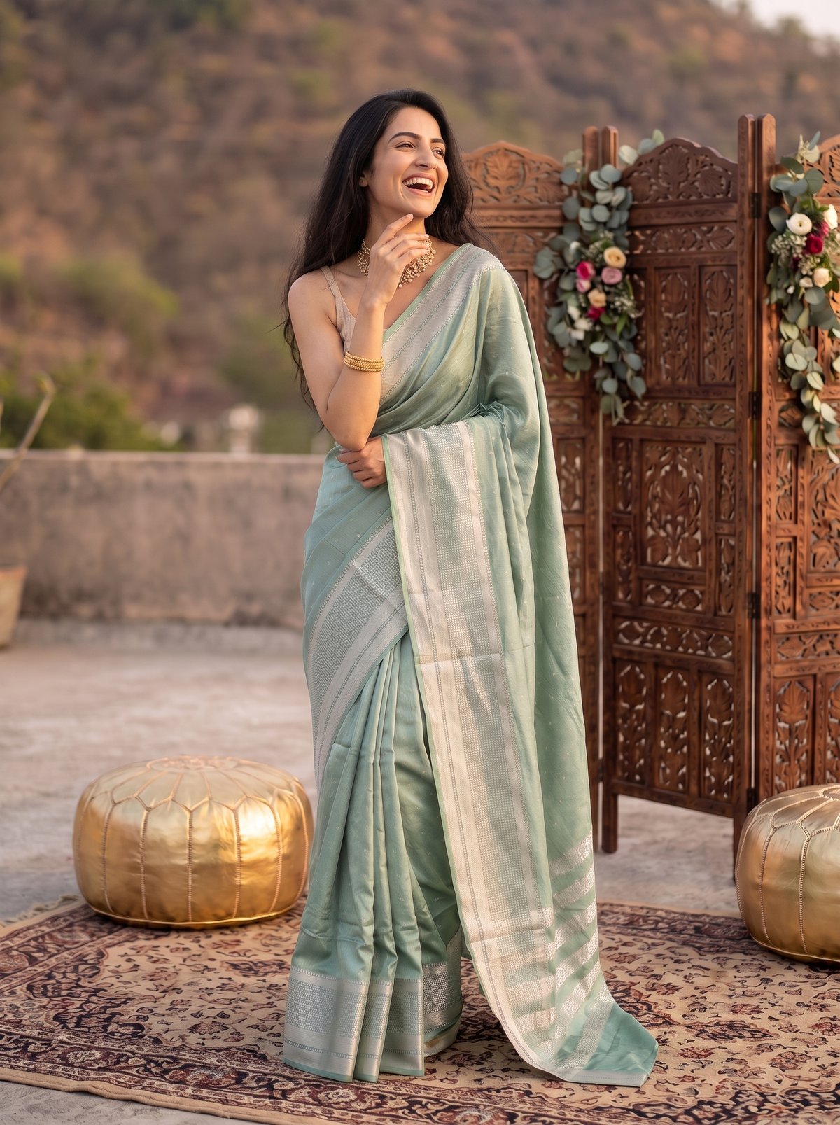 Aashiyana Jari Silk Saree