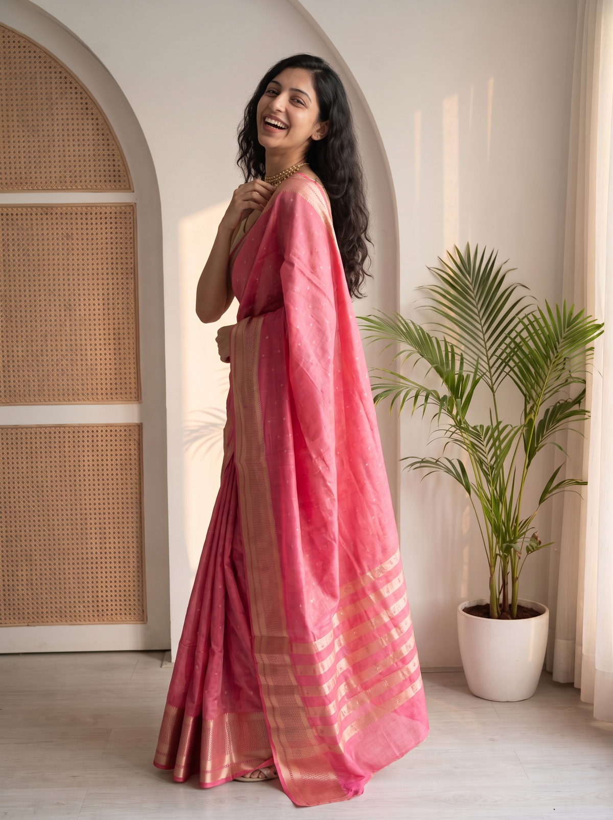 Chandbala Jari Silk Saree