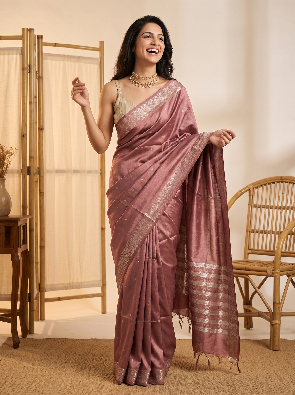 Sona Chidiya Jari Silk Saree