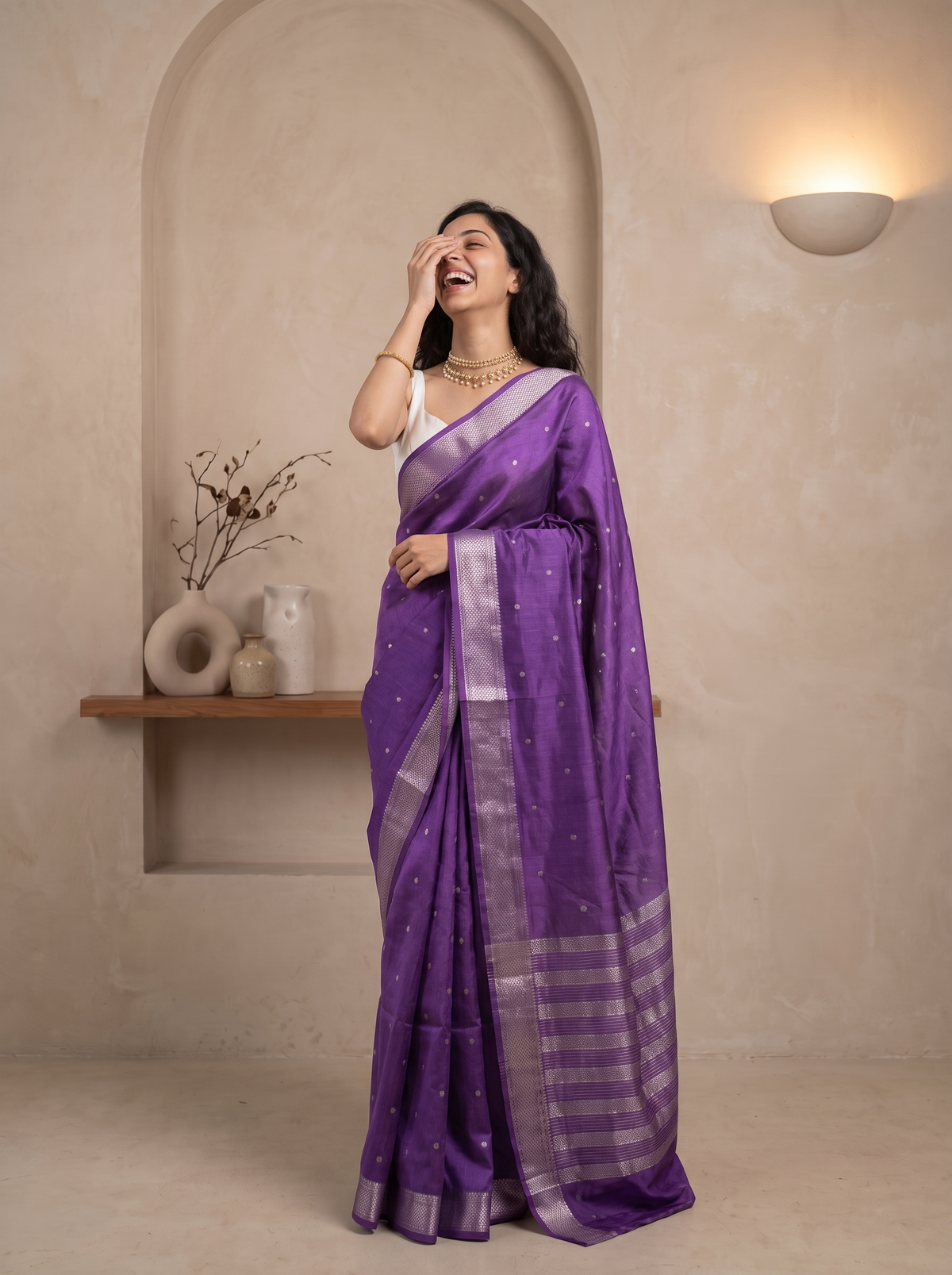 Gajra Jari Silk Saree