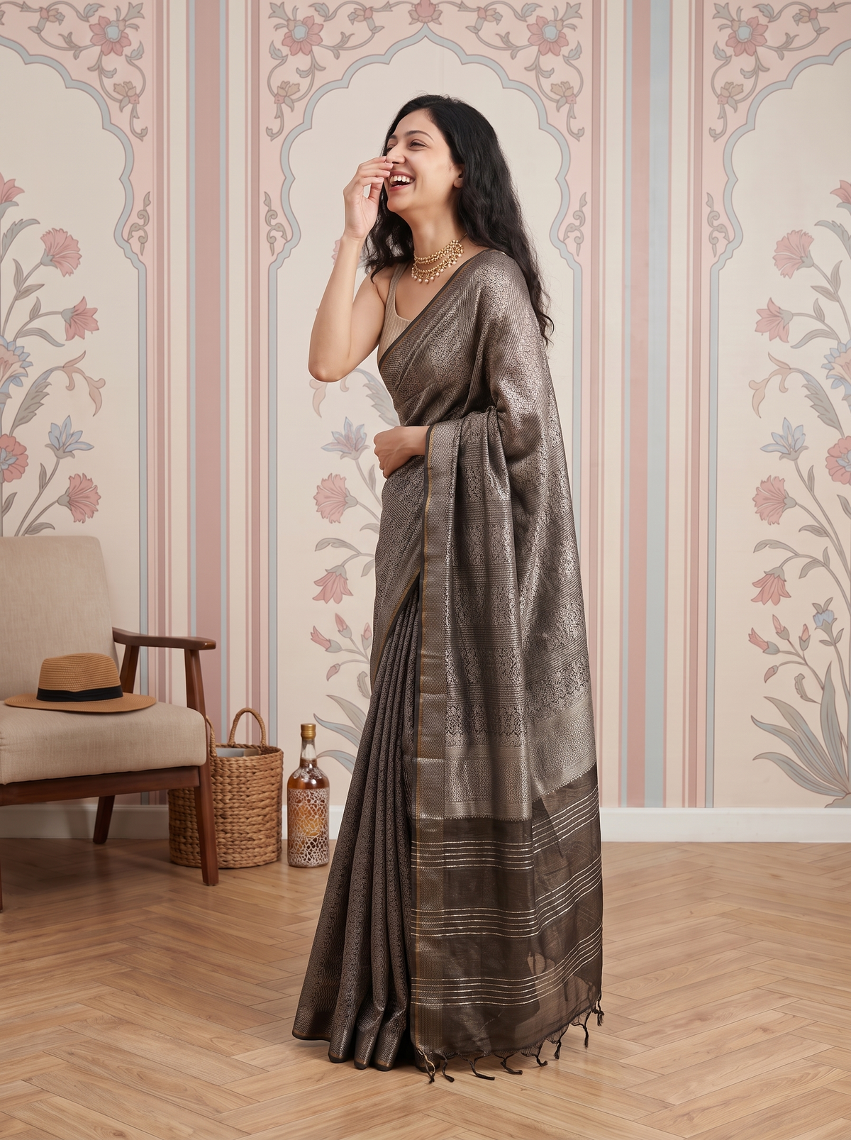 Rajavilas Jari Silk Saree