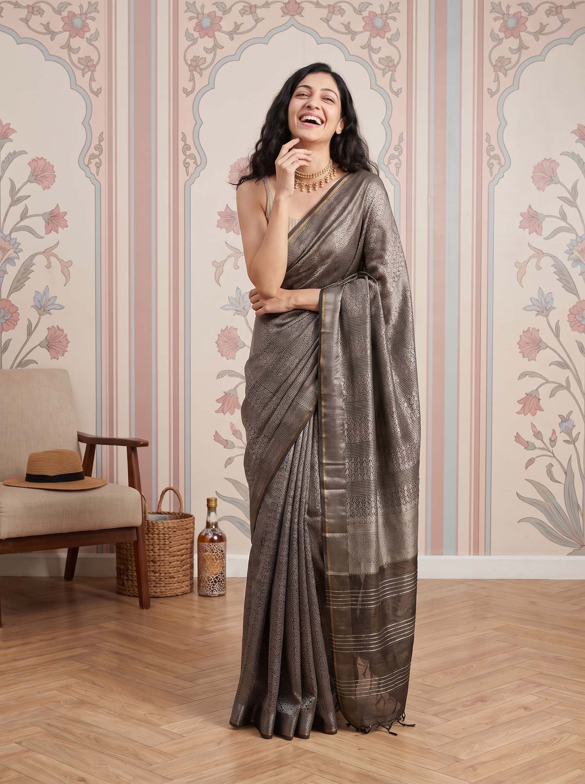 Rajavilas Jari Silk Saree