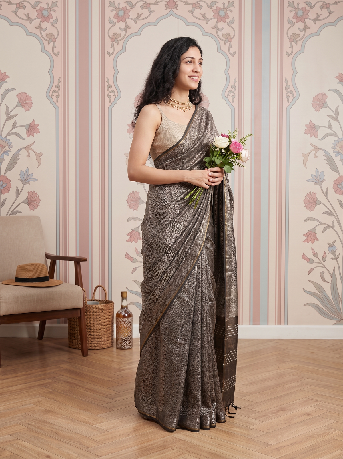 Rajavilas Jari Silk Saree