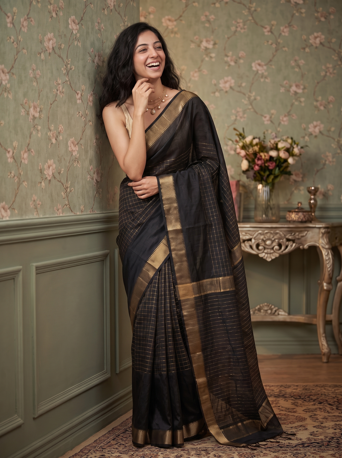 Rajamudra Jari Silk Saree