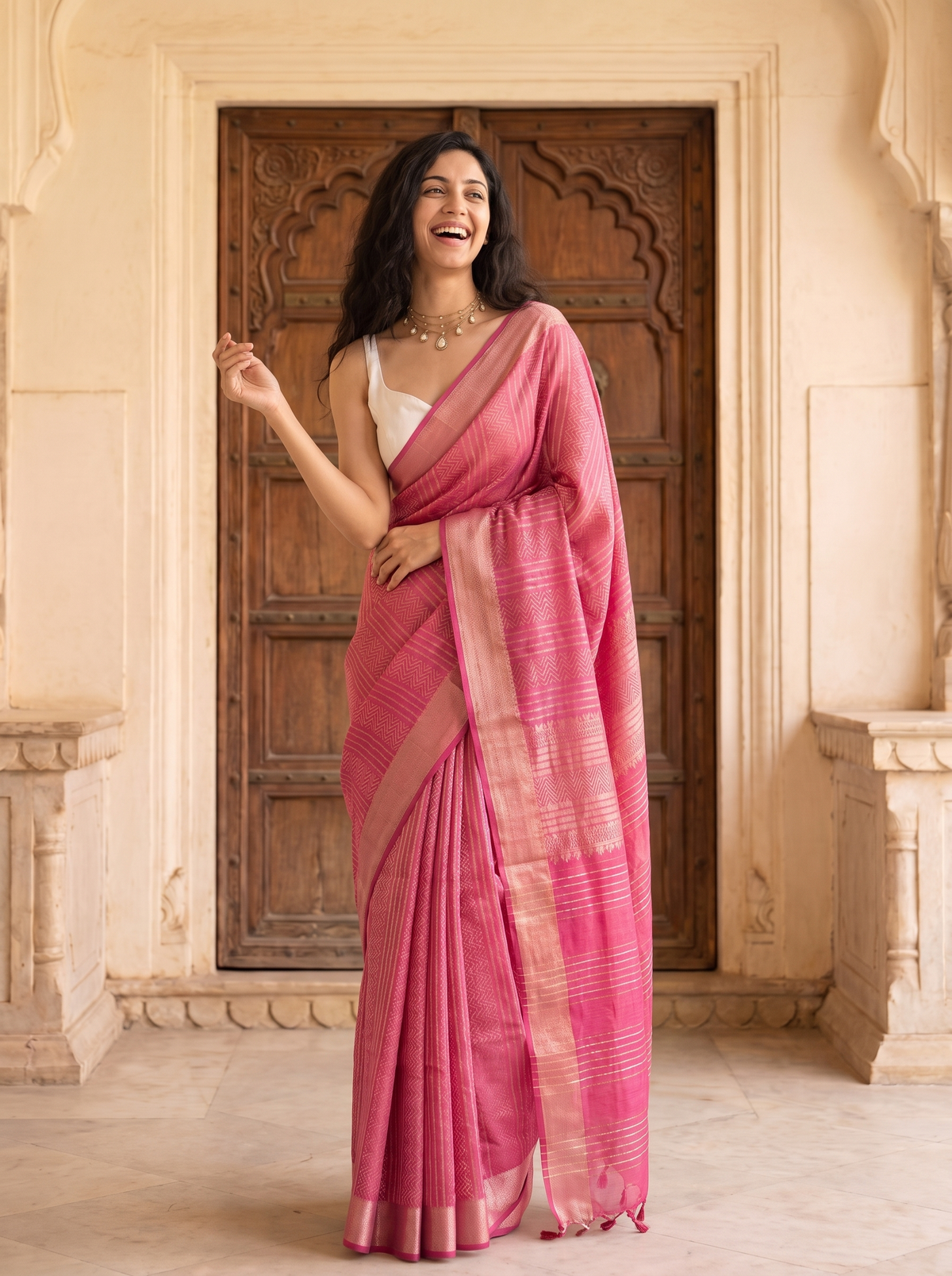 Pavani Jari Silk Saree