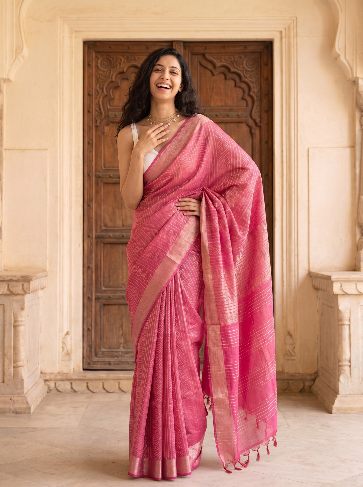 Pavani Jari Silk Saree