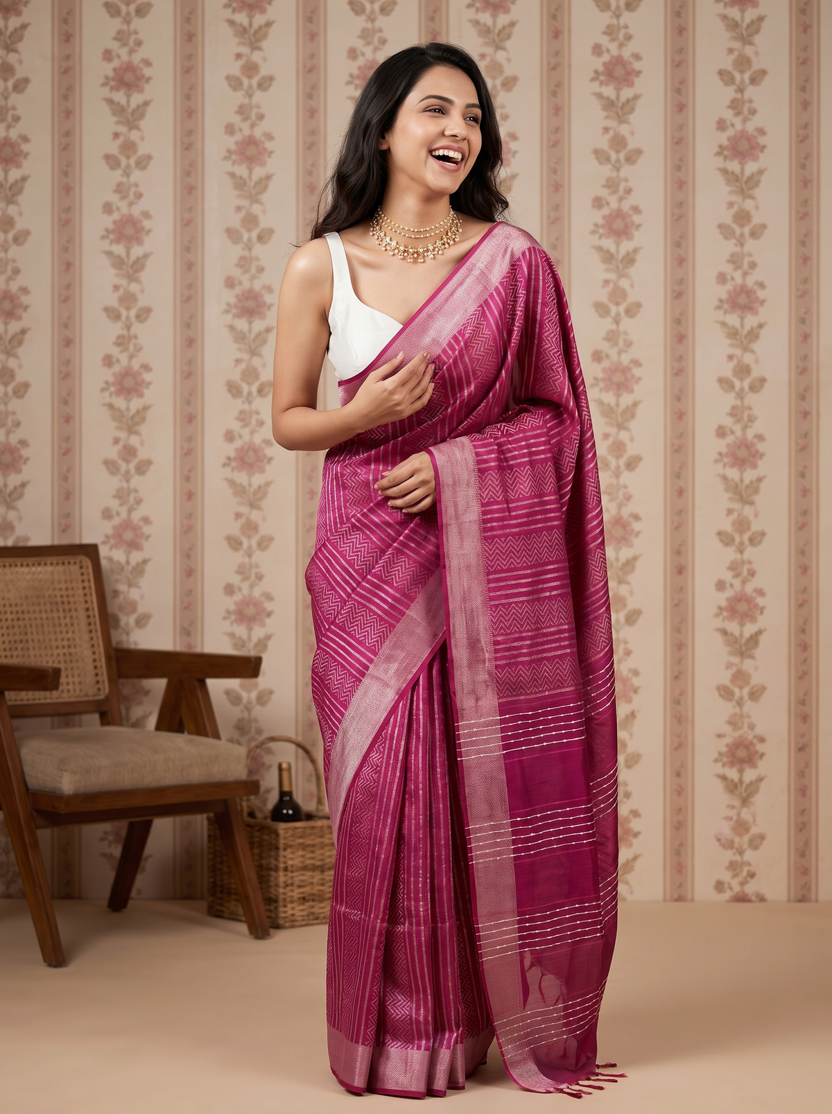 Madhura Jari Silk Saree