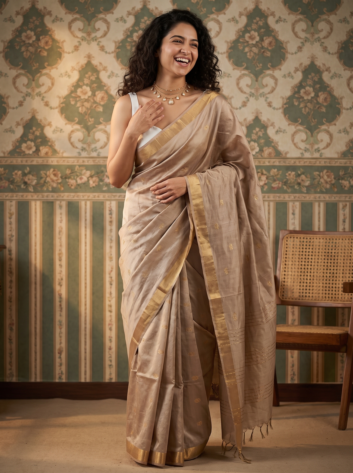 Madhavi Jari Silk Saree